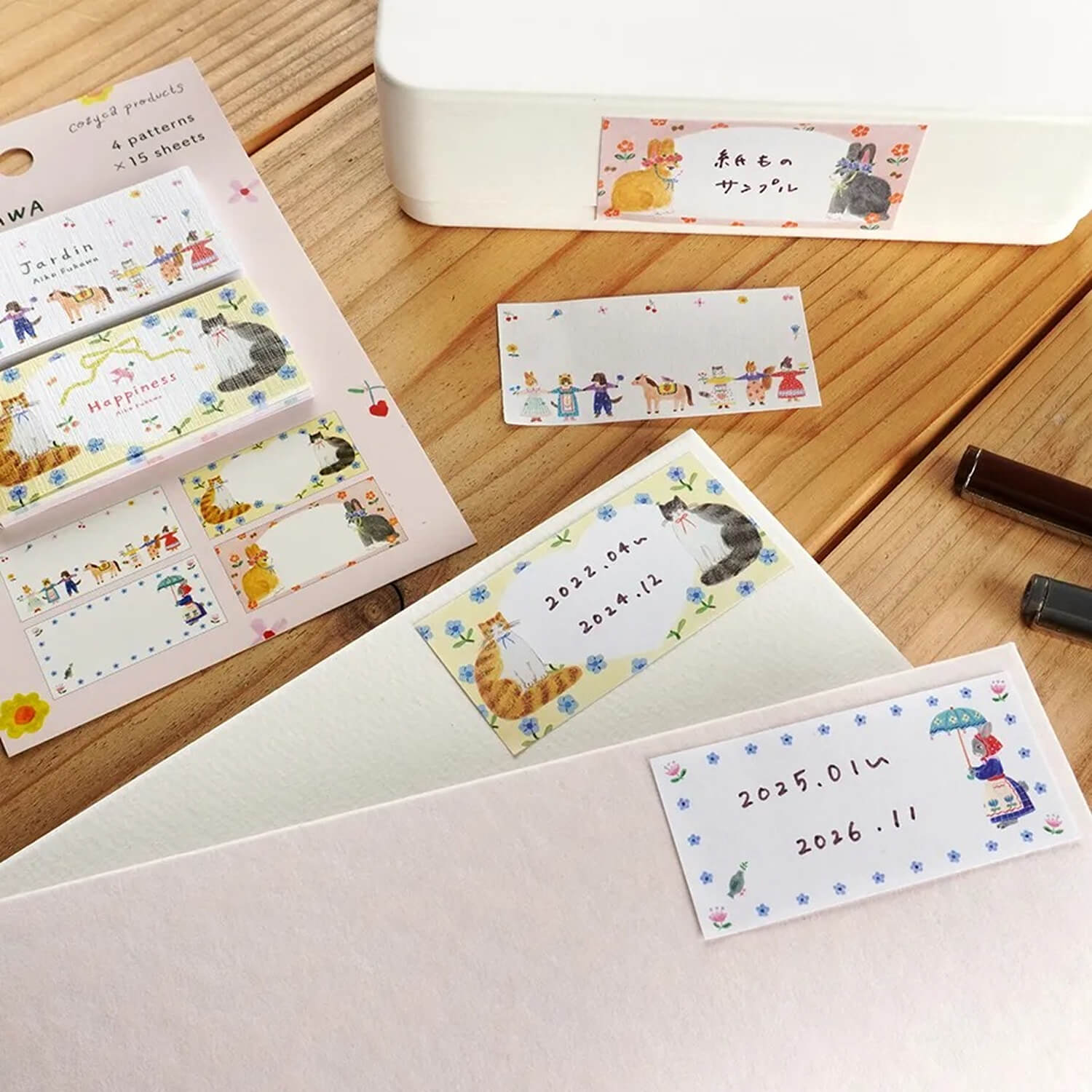 Cozyca Aiko Fukawa Sticky Note Set – Jardin &amp; Happiness