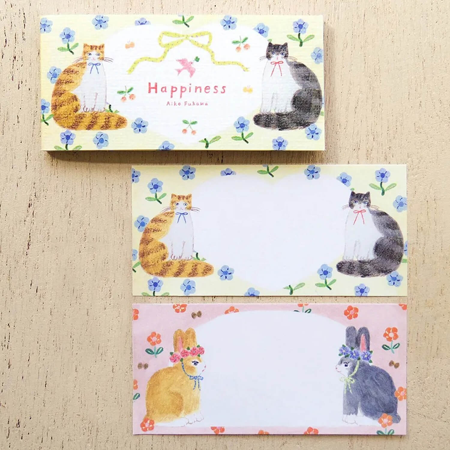 Cozyca Aiko Fukawa Sticky Note Set – Jardin &amp; Happiness