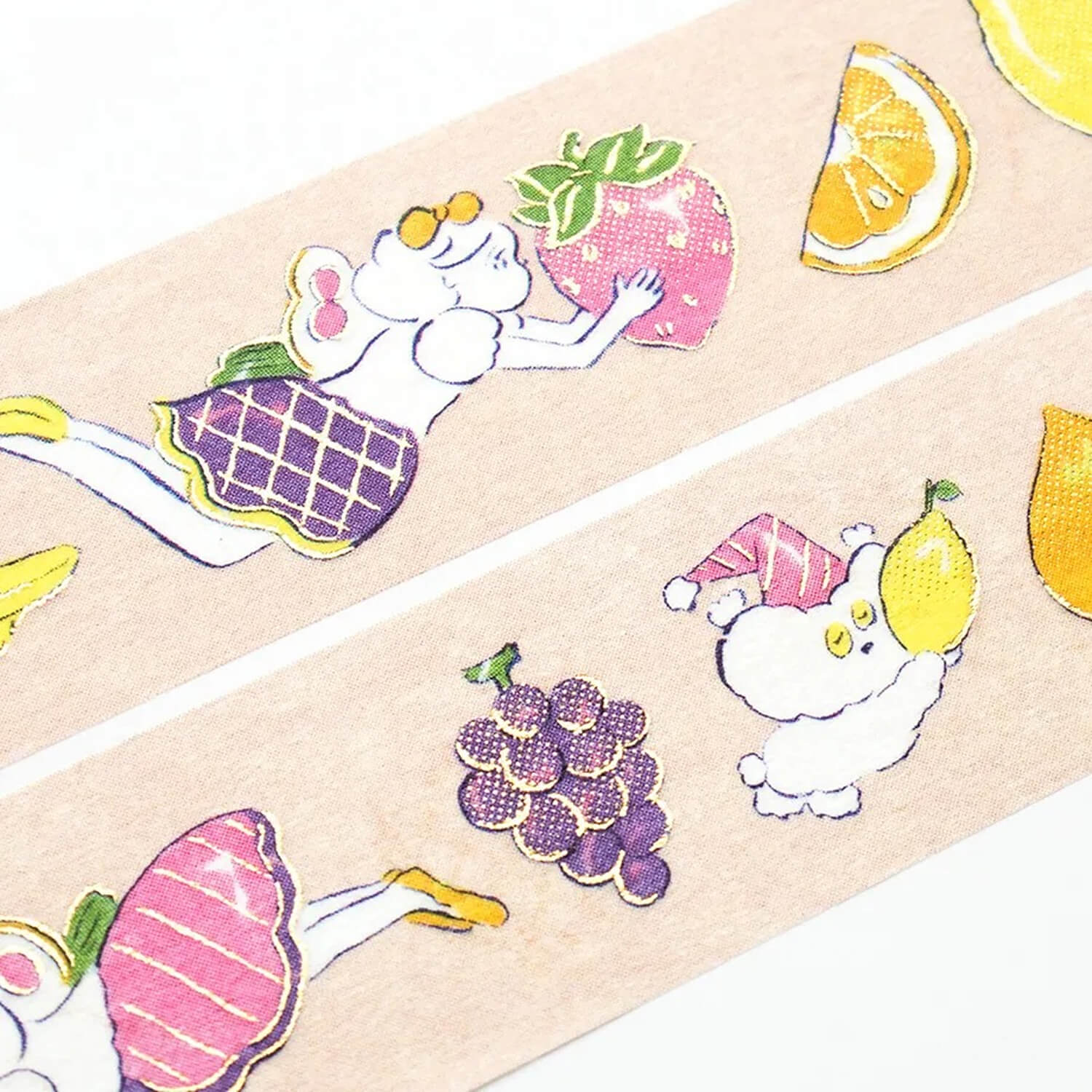 Cozyca Heisuke Kitazawa Gold Foil Masking Tape – Everyone Carrying Fruit