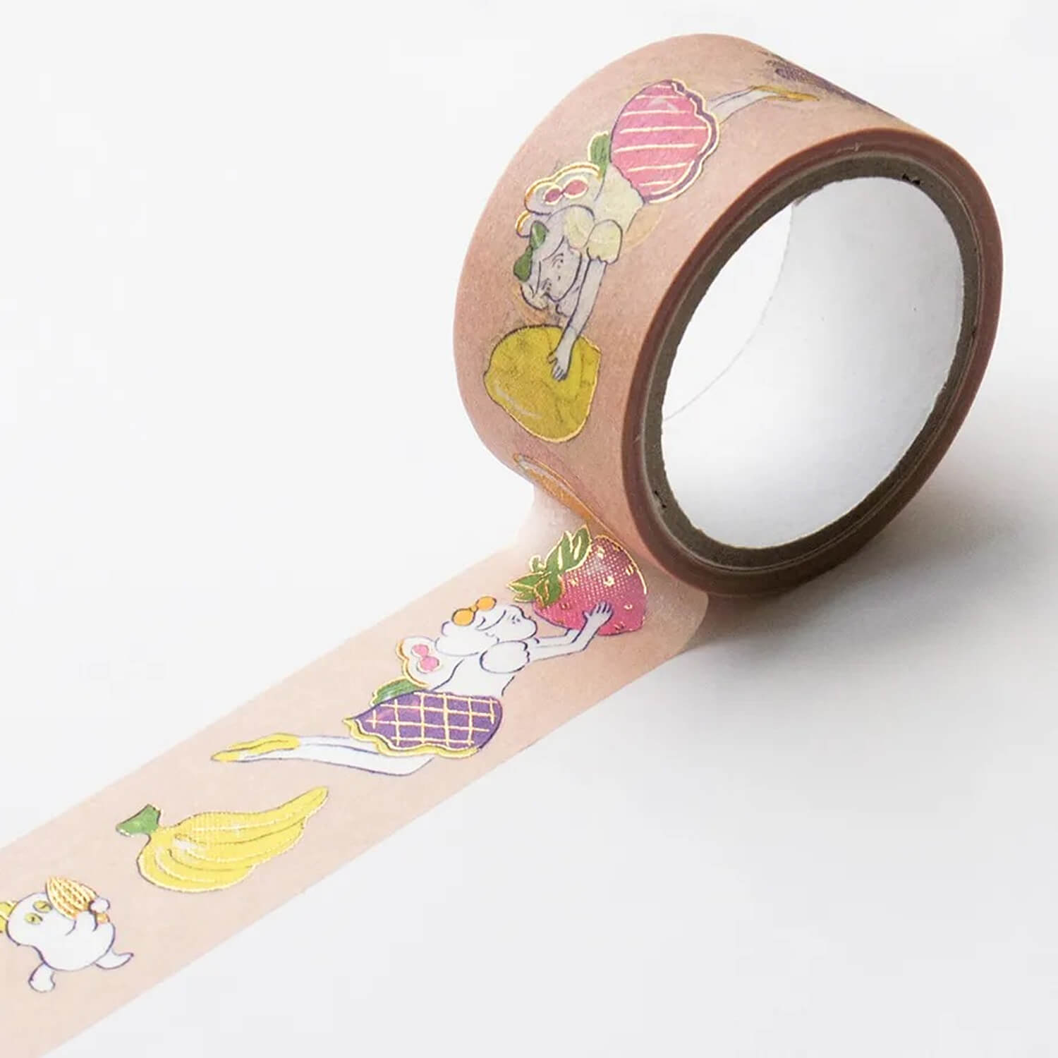 Cozyca Heisuke Kitazawa Gold Foil Masking Tape – Everyone Carrying Fruit