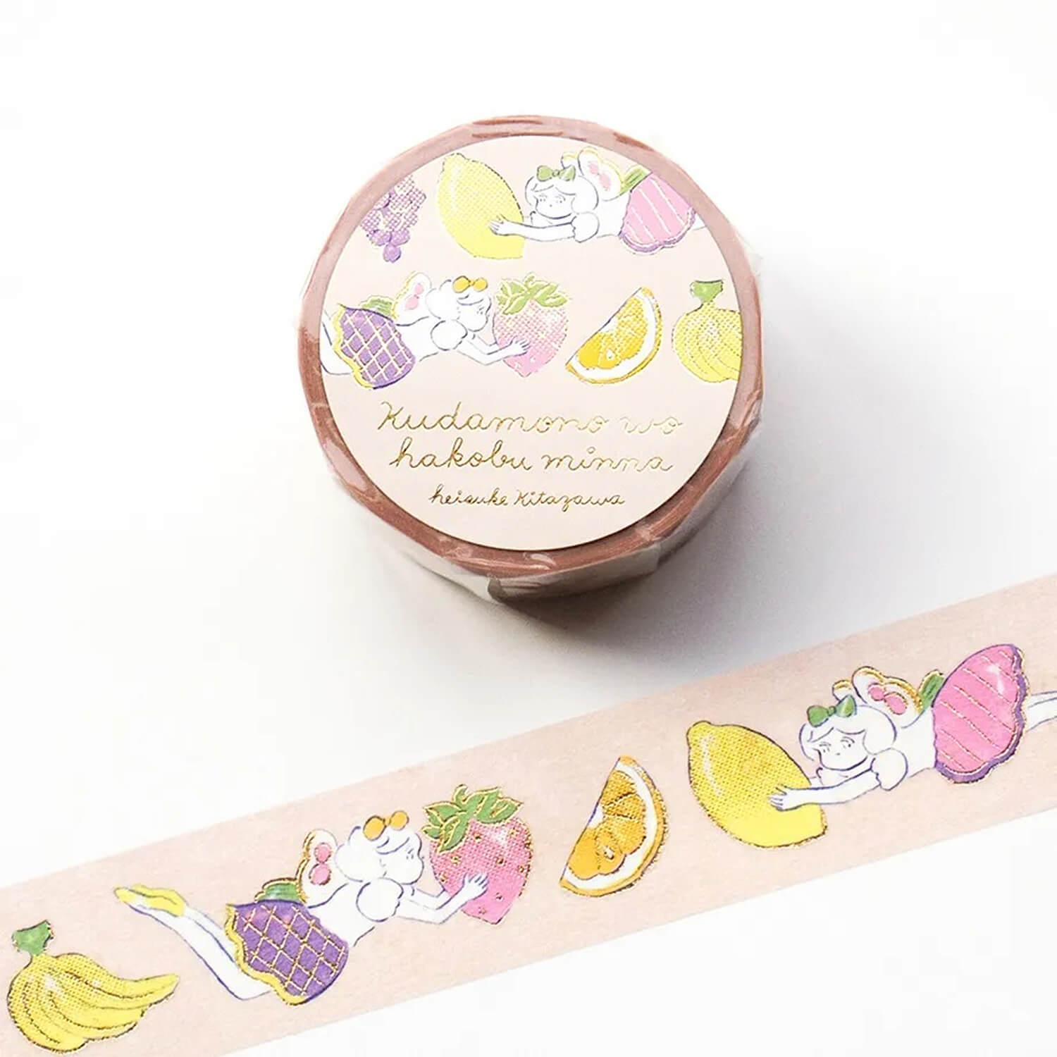 Cozyca Heisuke Kitazawa Gold Foil Masking Tape – Everyone Carrying Fruit