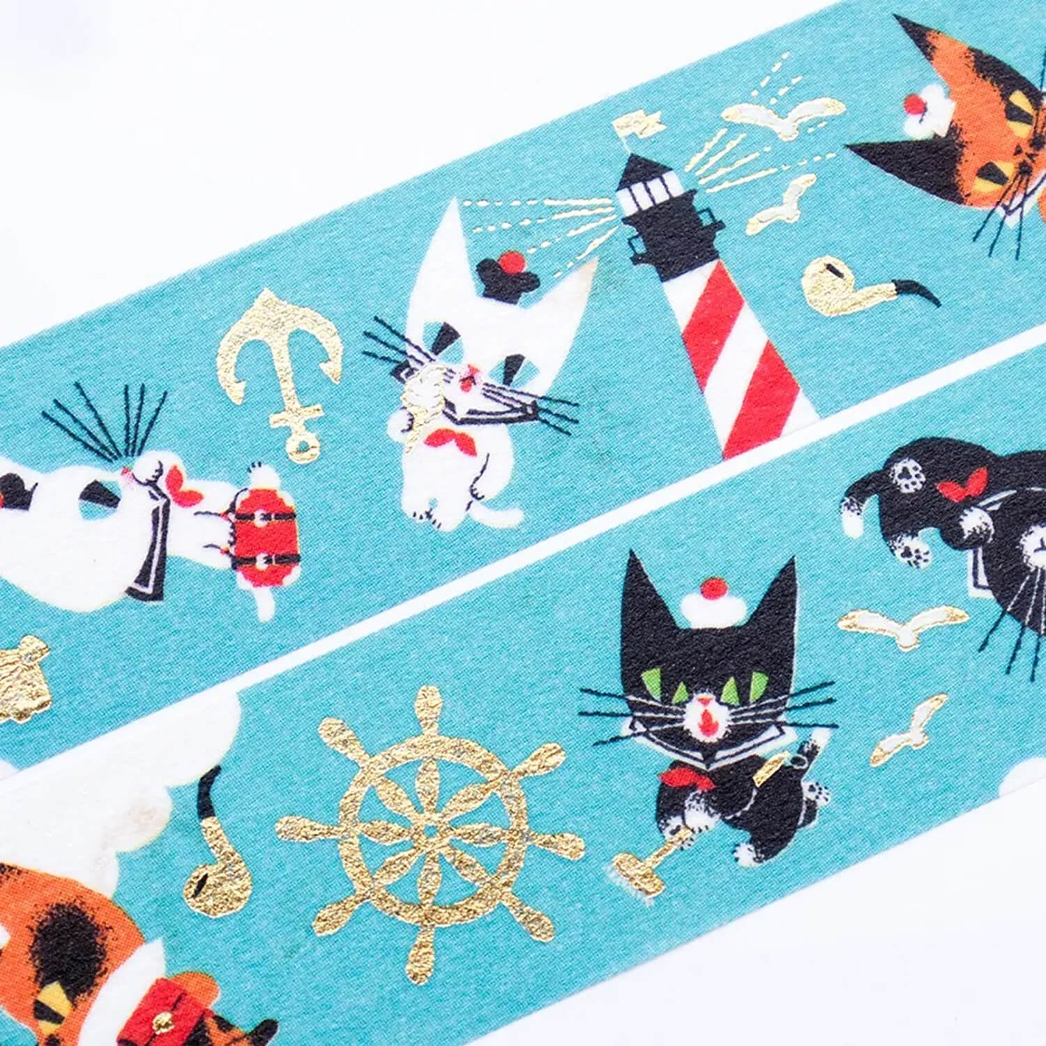 Cozyca Kuroneko Ishou Gold Foil Masking Tape – My Little Teo &amp; Friends