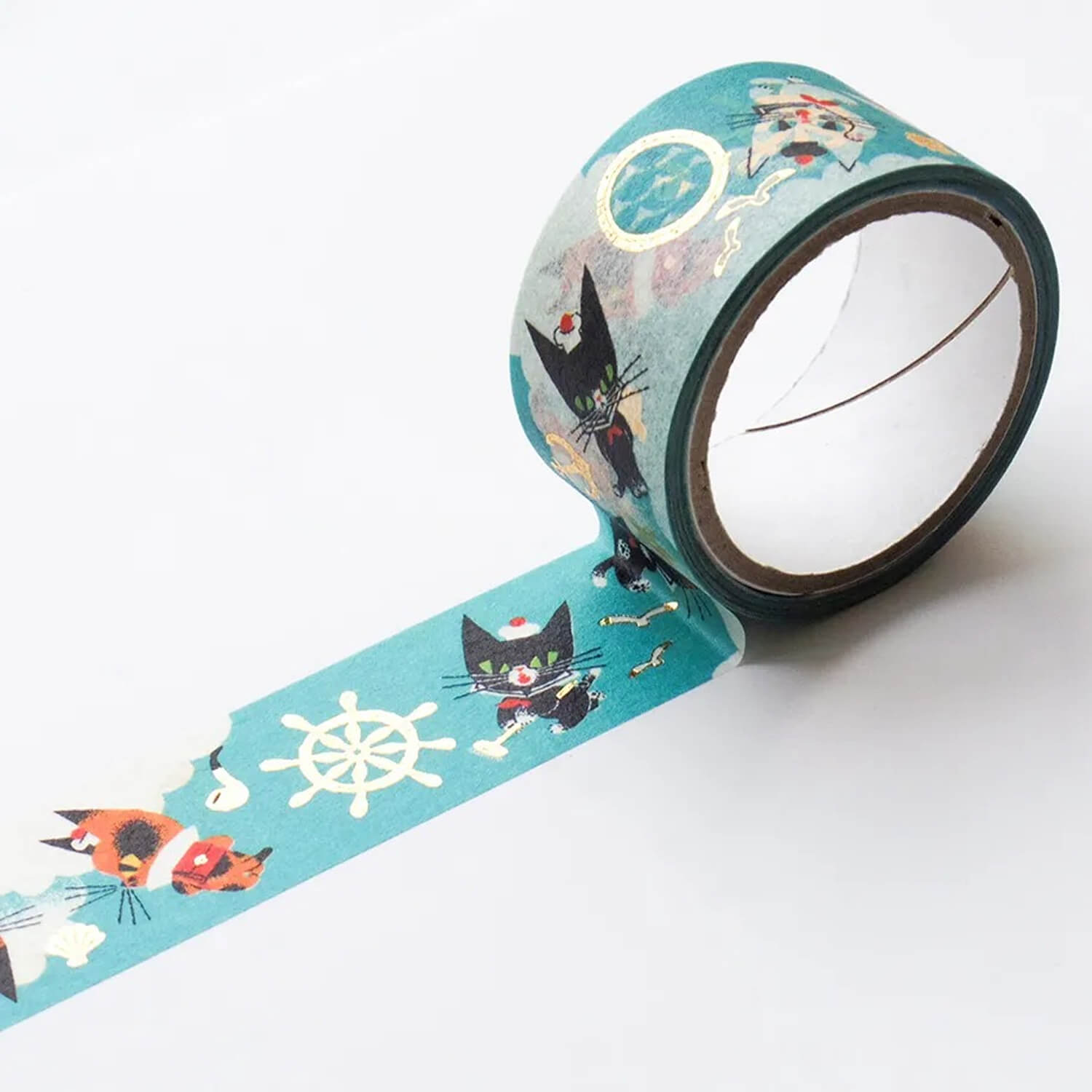 Cozyca Kuroneko Ishou Gold Foil Masking Tape – My Little Teo &amp; Friends