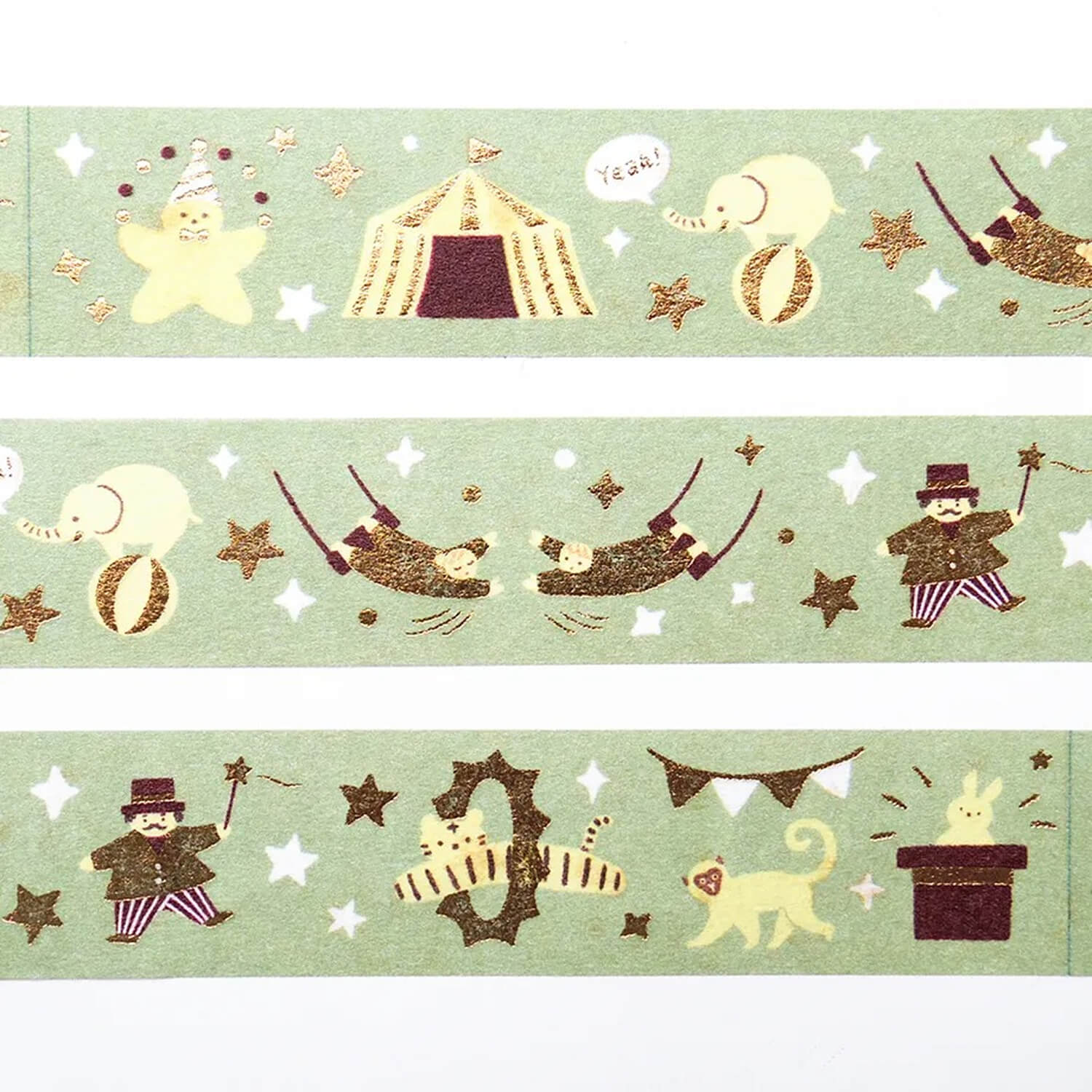 Cozyca Mariko Fukuoka Gold Foil Masking Tape – Circus