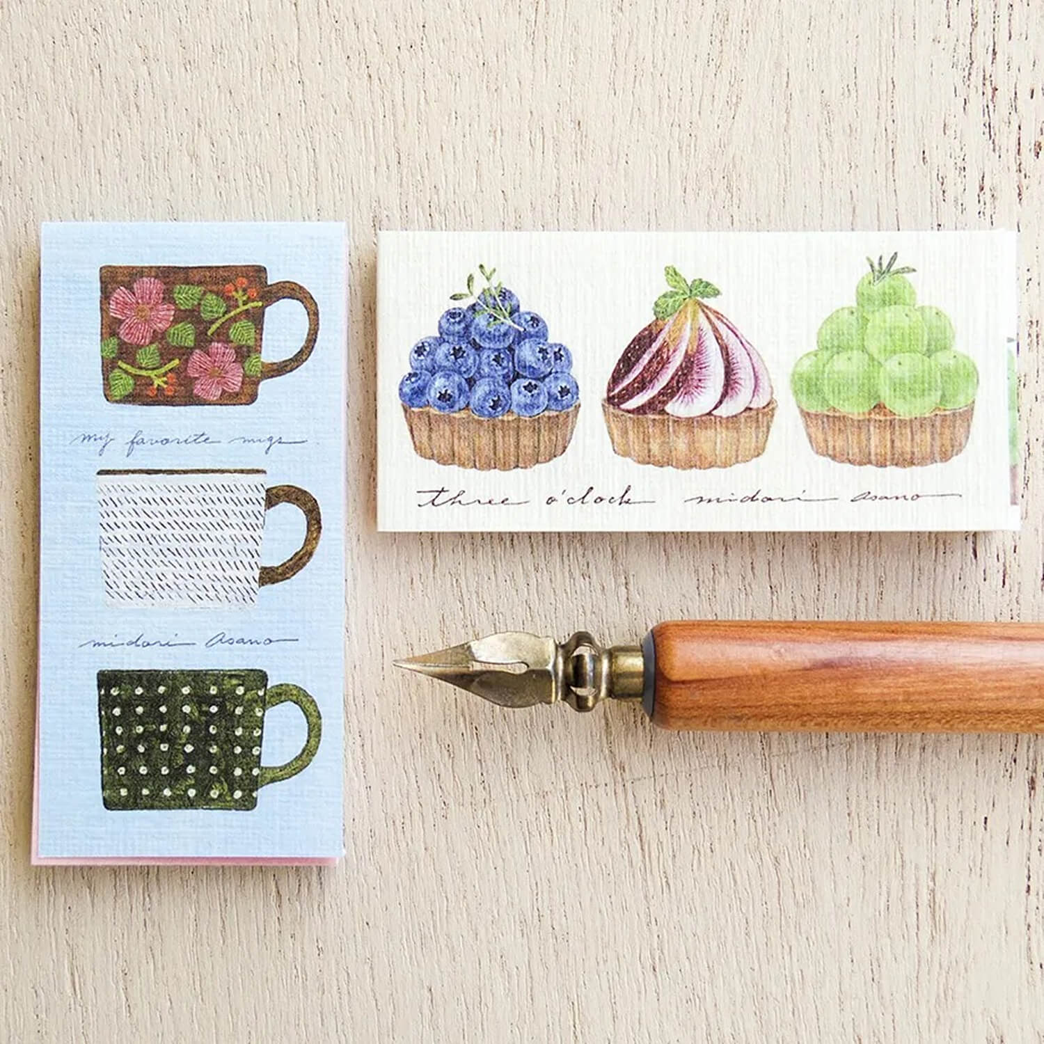 Cozyca Midori Asano Sticky Note Set – My Favorite Mugs &amp; Three O'Clock