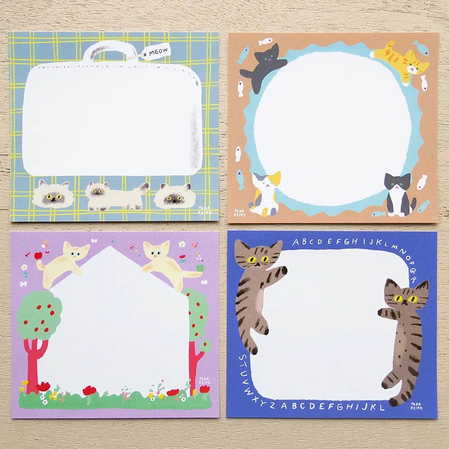 Cozyca Reiko Tada Block Memo – Cat's Life