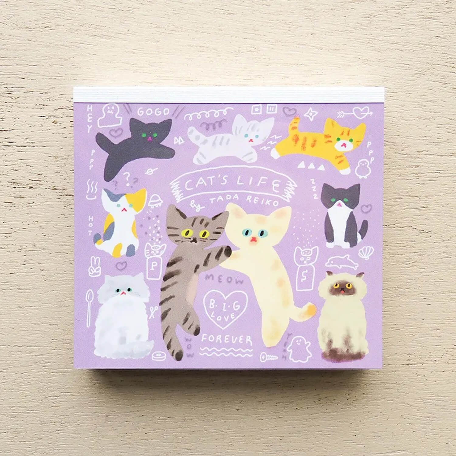 Cozyca Reiko Tada Block Memo – Cat's Life
