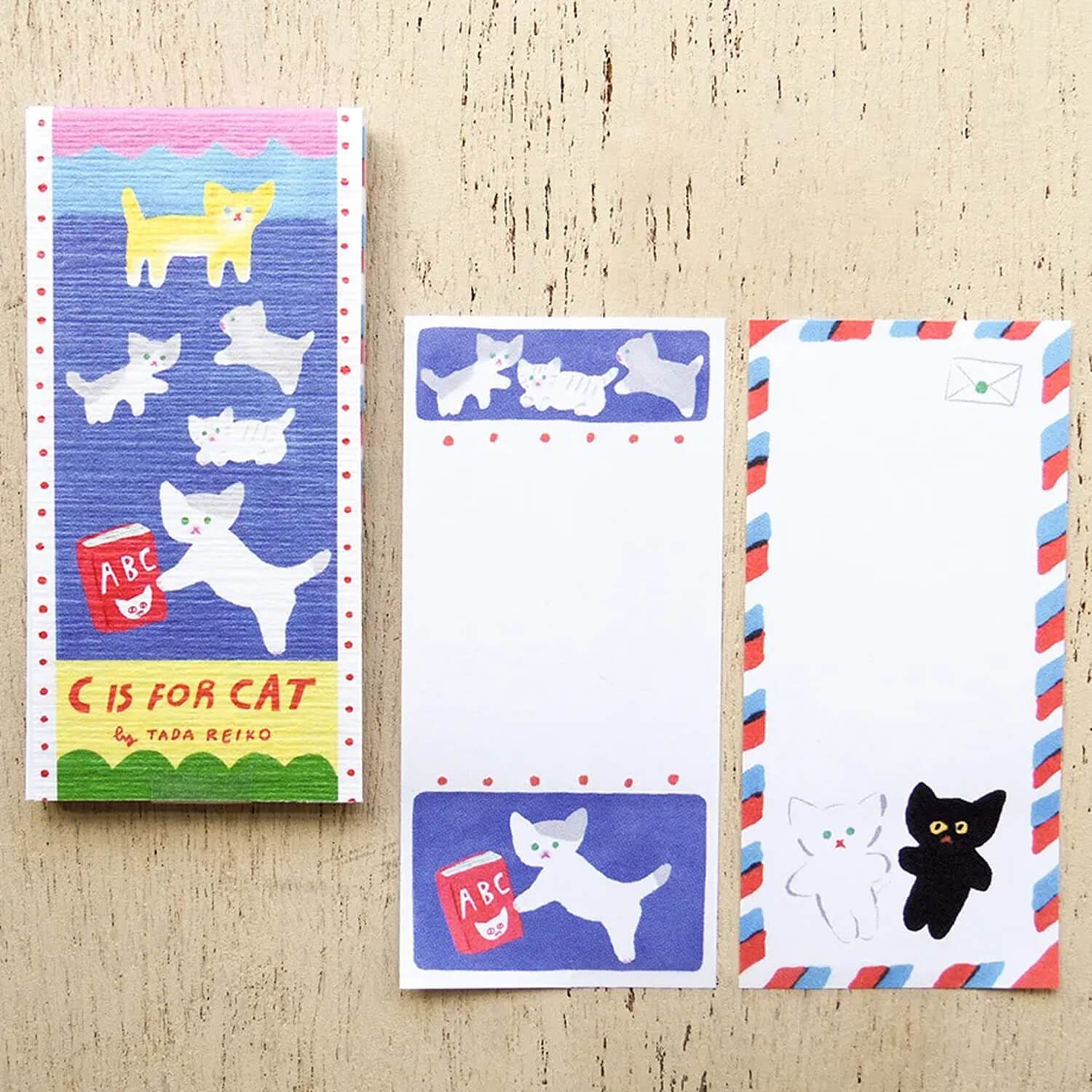 Cozyca Reiko Tada Sticky Note Set – C Is for Cat &amp; The Good Dogs