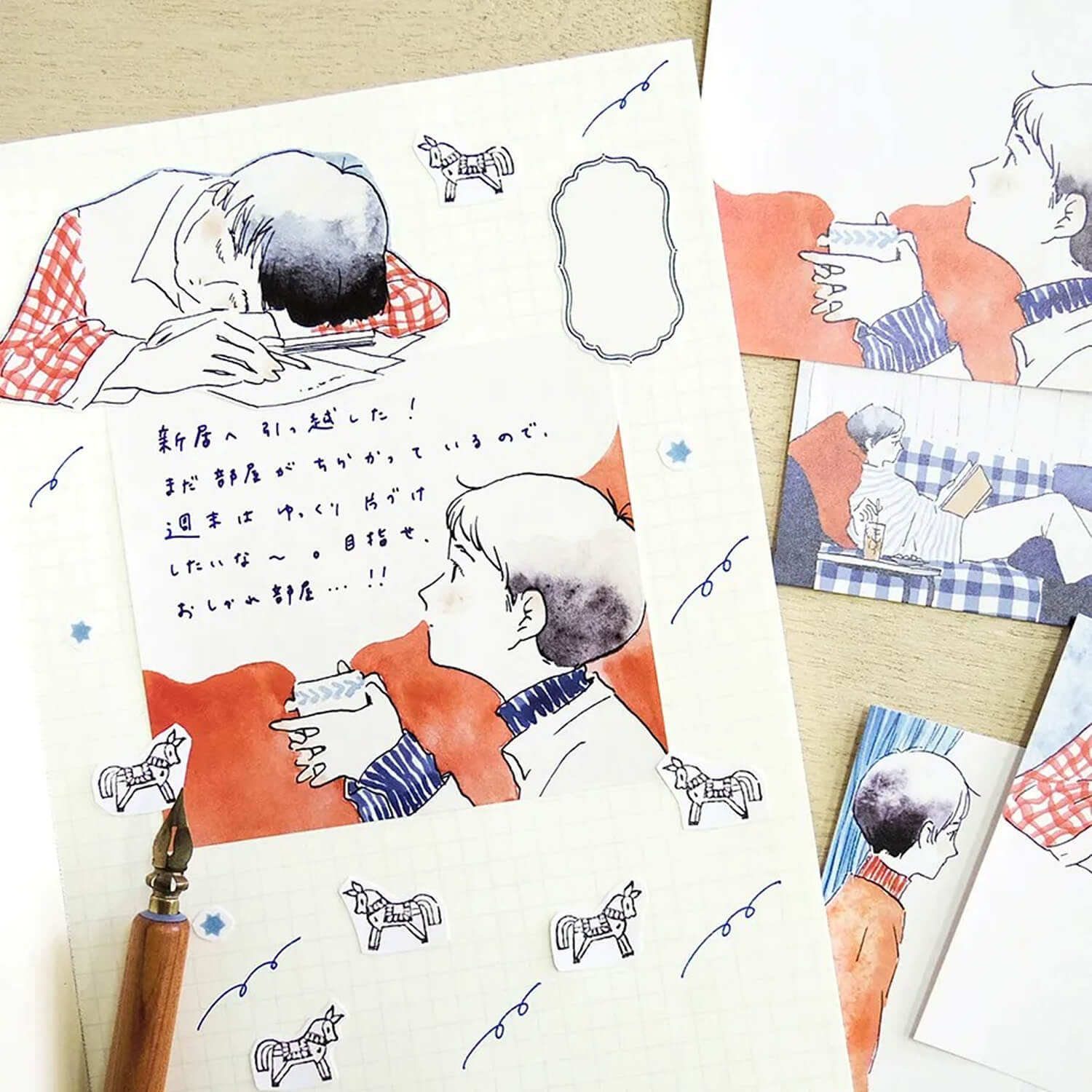 Cozyca Sayuri Fujimaki Block Memo – Holiday Afternoon