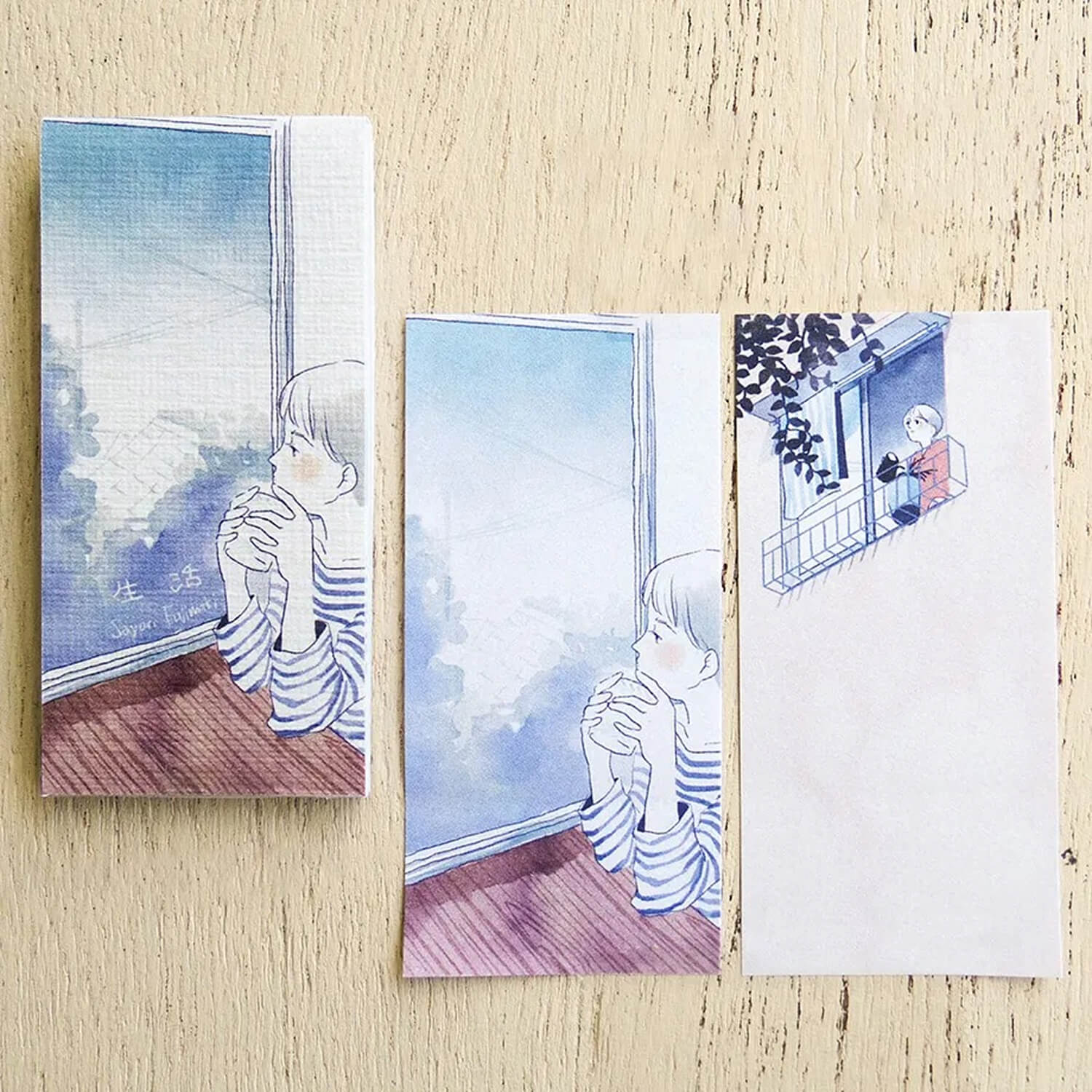 Cozyca Sayuri Fujimaki Sticky Note Set – Journey & Life | All