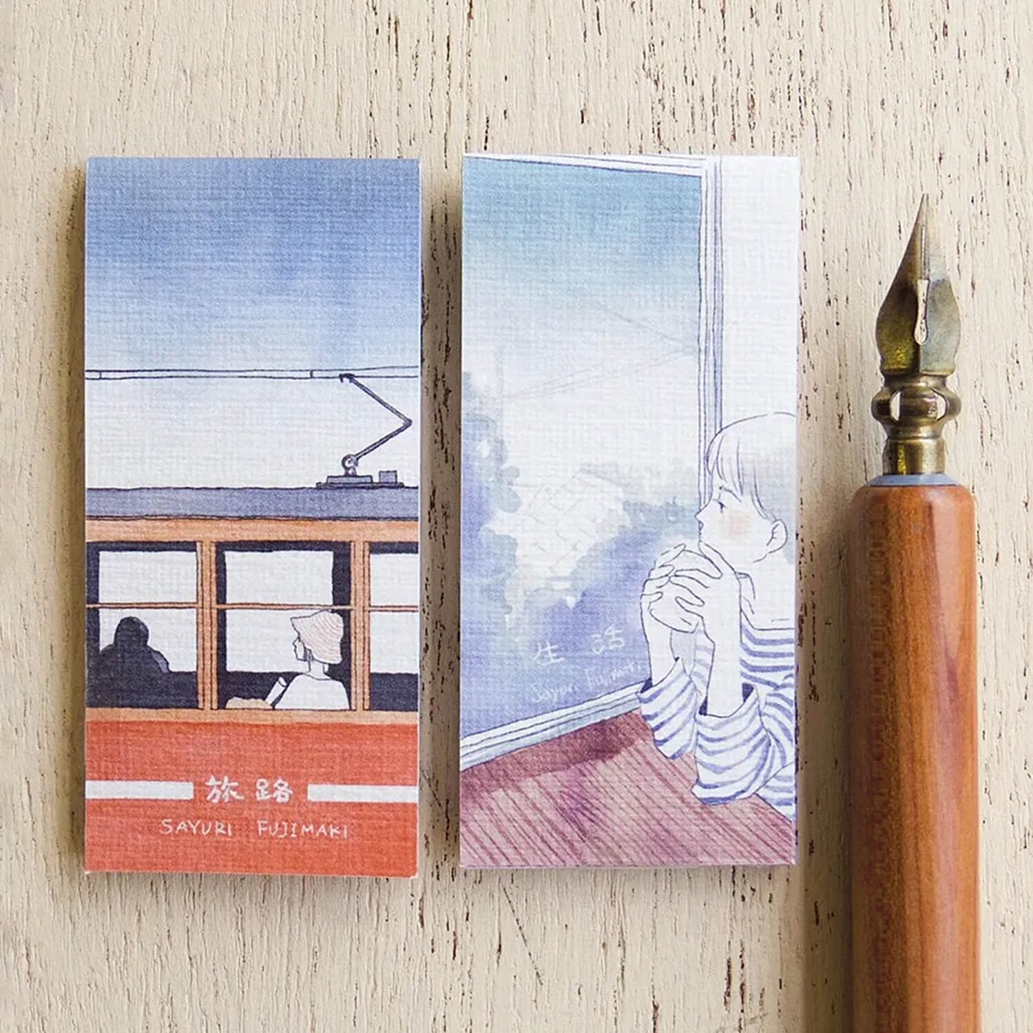 Cozyca Sayuri Fujimaki Sticky Note Set – Journey &amp; Life