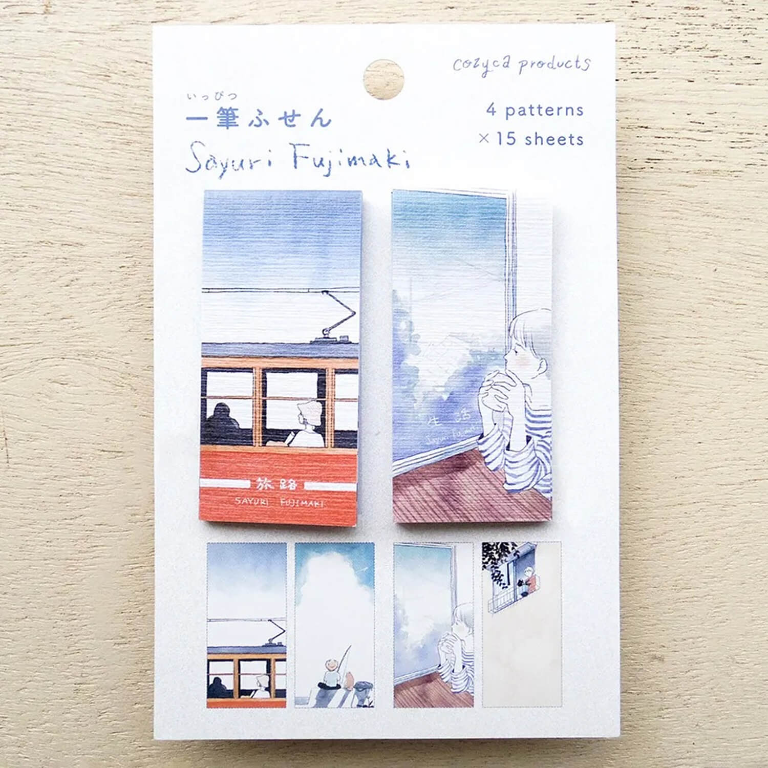 Cozyca Sayuri Fujimaki Sticky Note Set – Journey &amp; Life