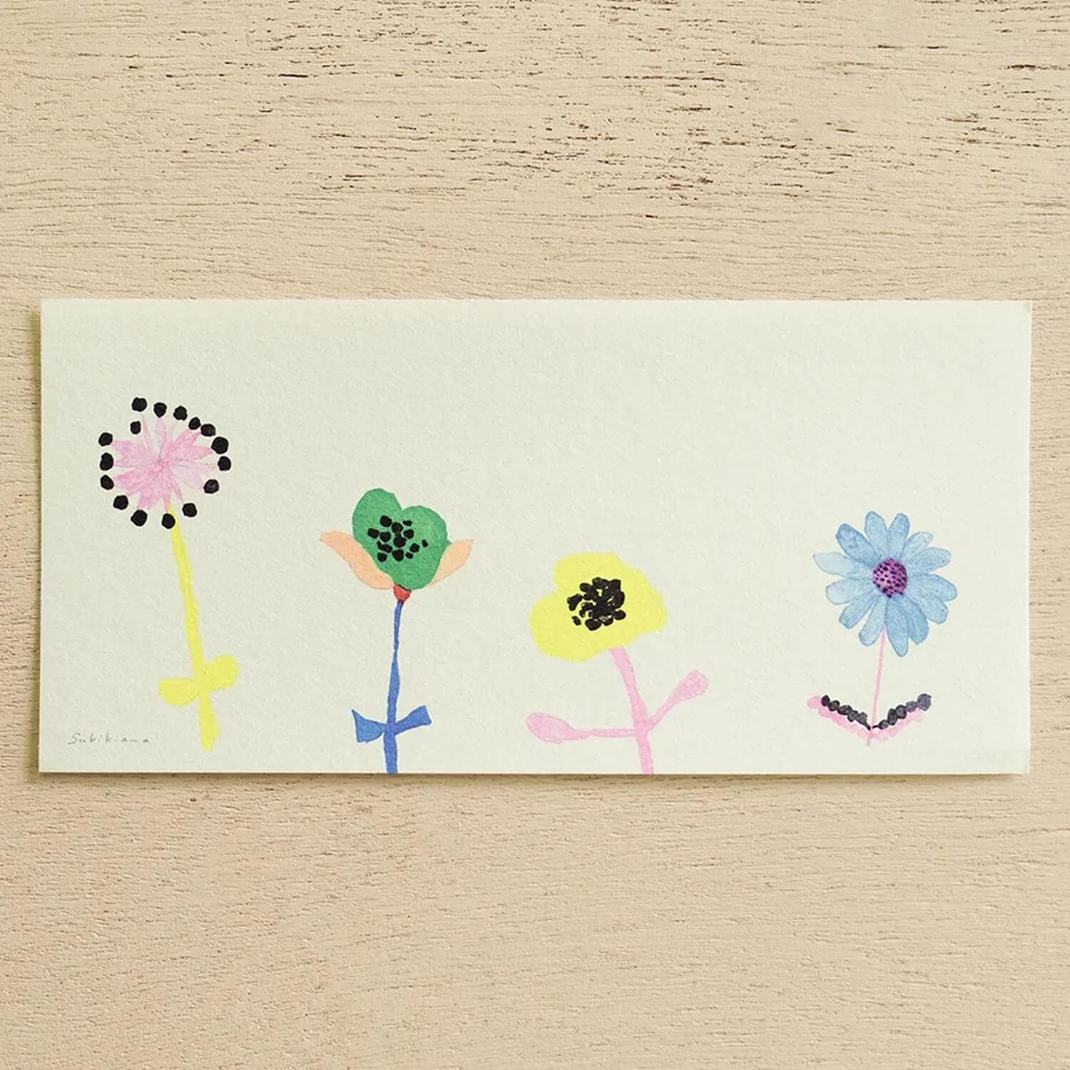 Cozyca Subikiawa Letter Pad – Flower Faces