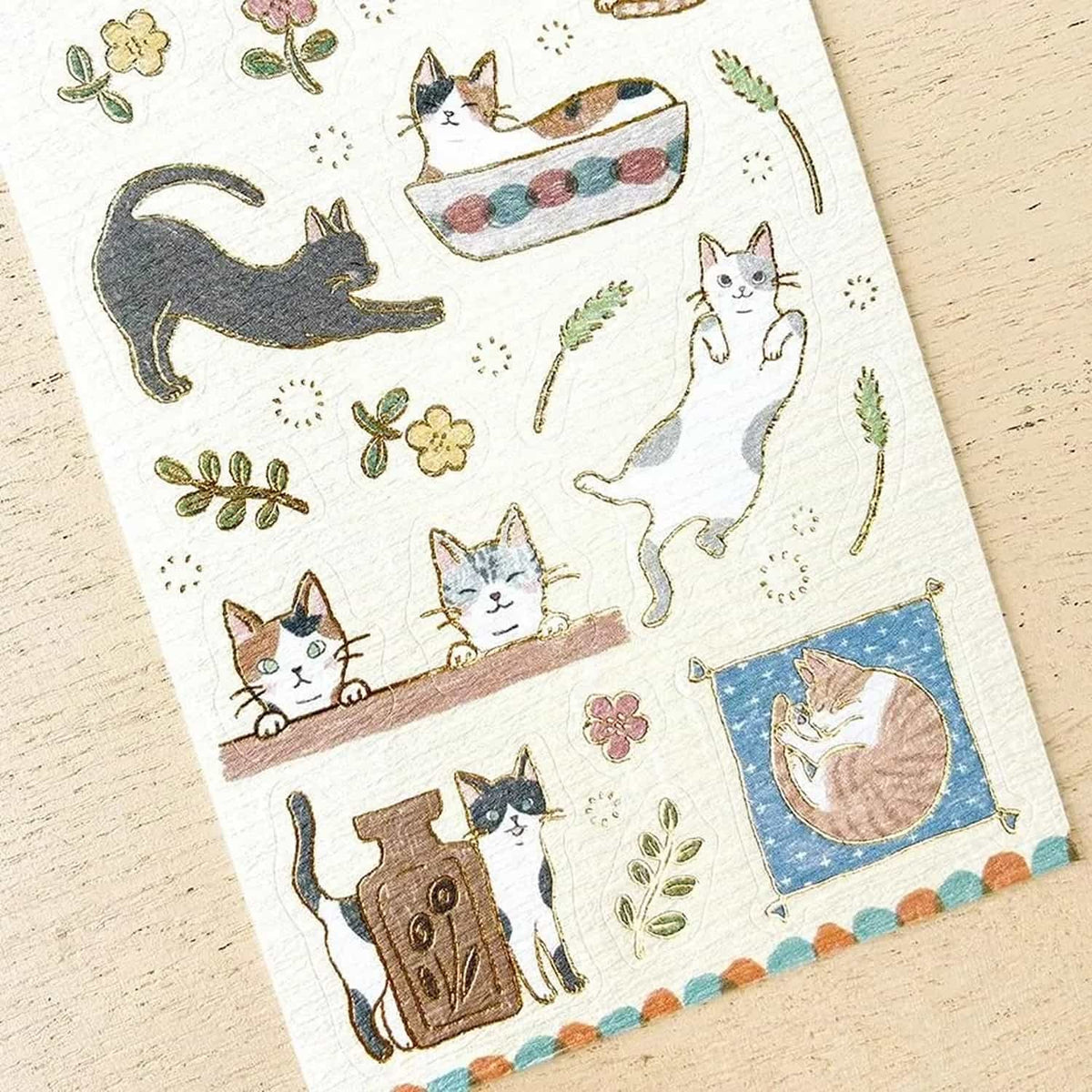 Cozyca Washi Sticker – Cat Life