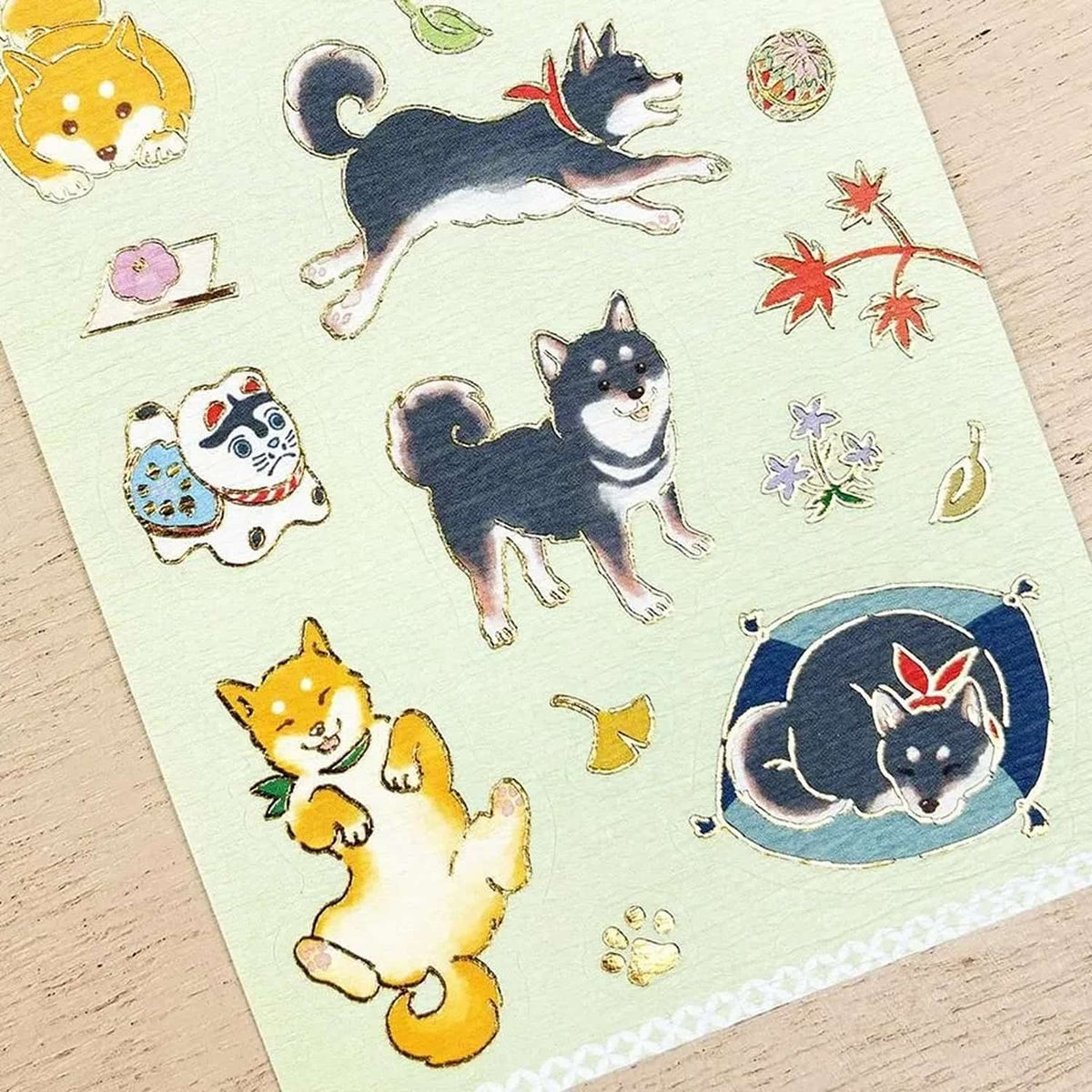 Cozyca Washi Sticker – Shiba Inu Days