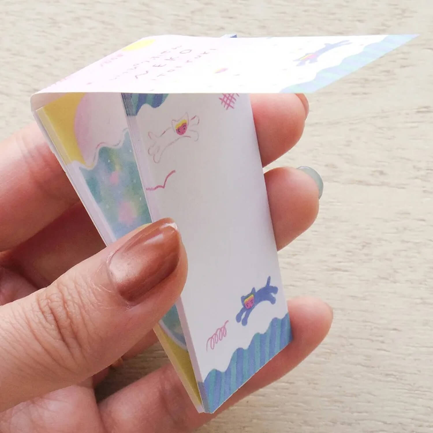 Cozyca Yuki Itoi Sticky Note Set – Rabbit &amp; Cat