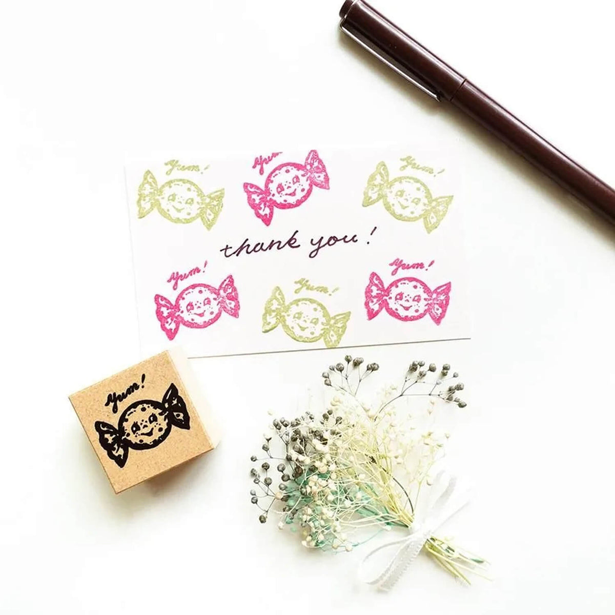 Cozyca fragola Rubber Stamp – Candy