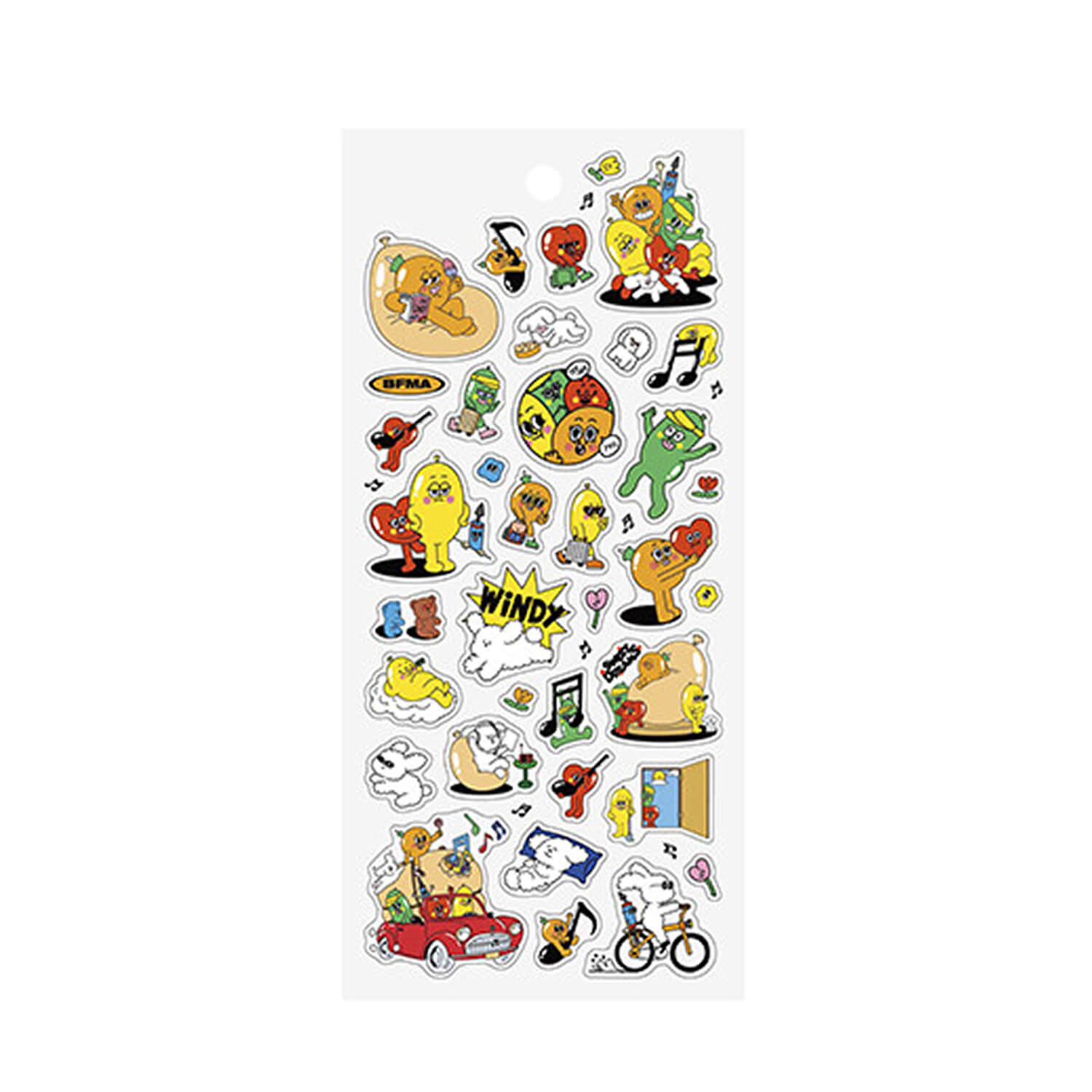Creators Circus x BALLOON FRIENDS Clear Sticker Sheet