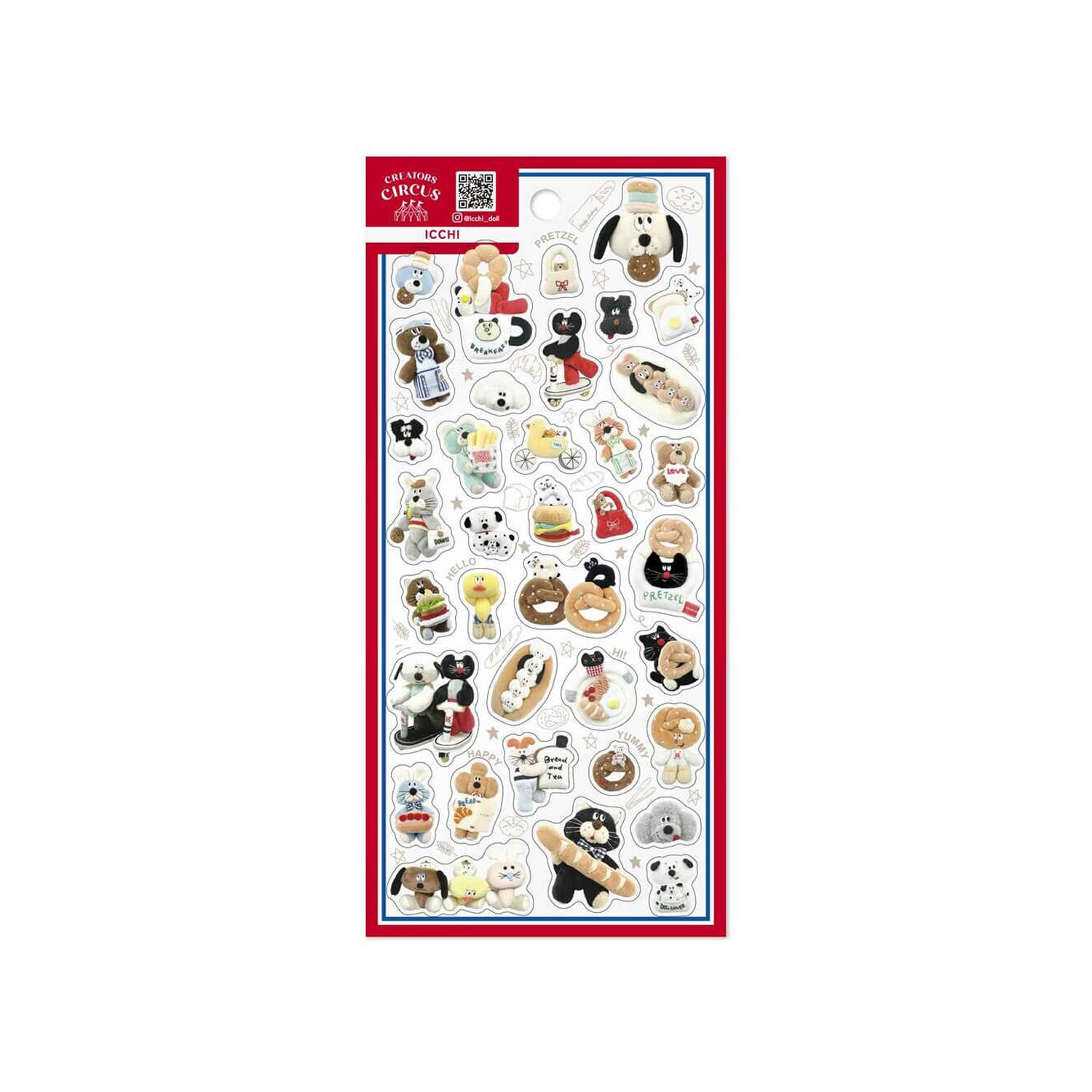 Creators Circus x ICCHI Clear Sticker Sheet