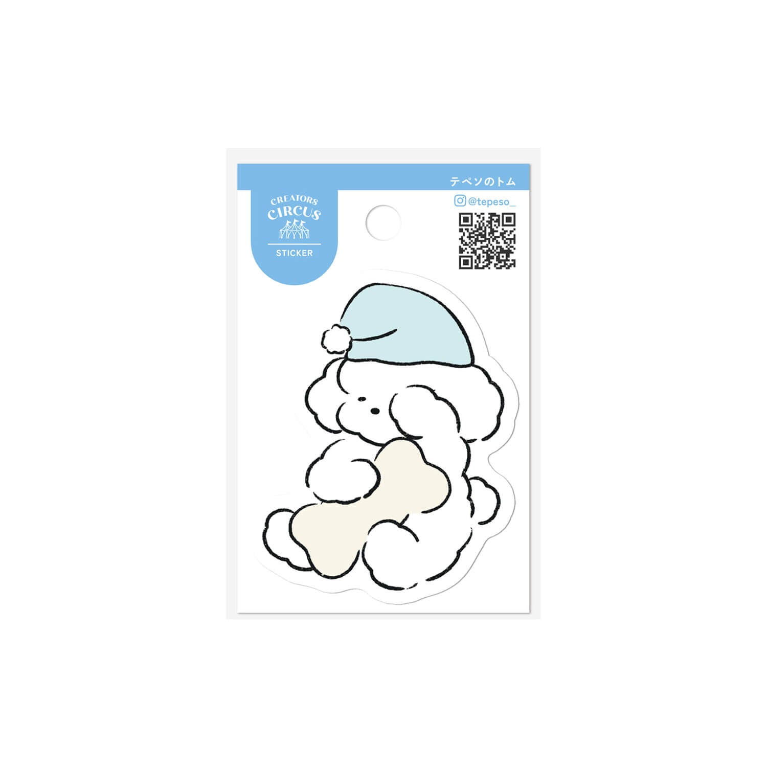Creators Circus x Tepeso Die-cut Sticker – Sleepy Tom