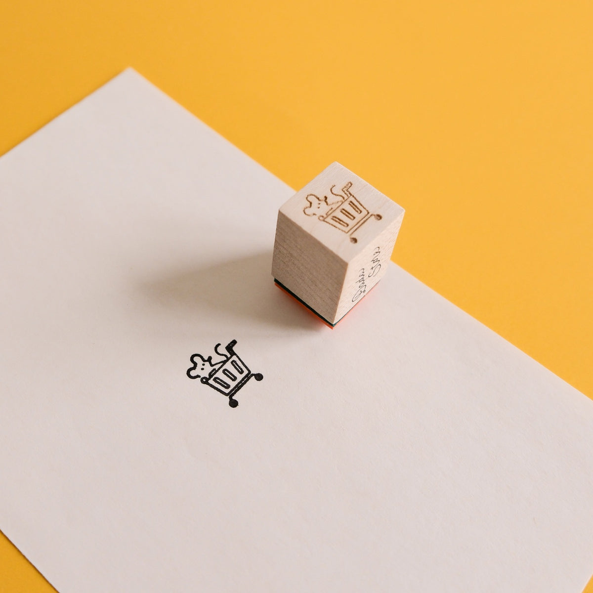 Dada Store Rubber Stamp - Shopping Cart Dago