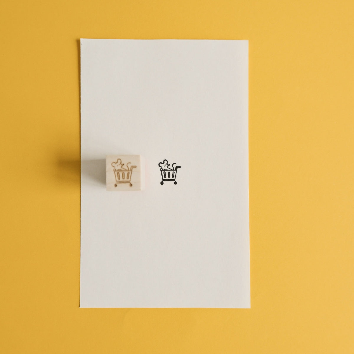 Dada Store Rubber Stamp - Shopping Cart Dago