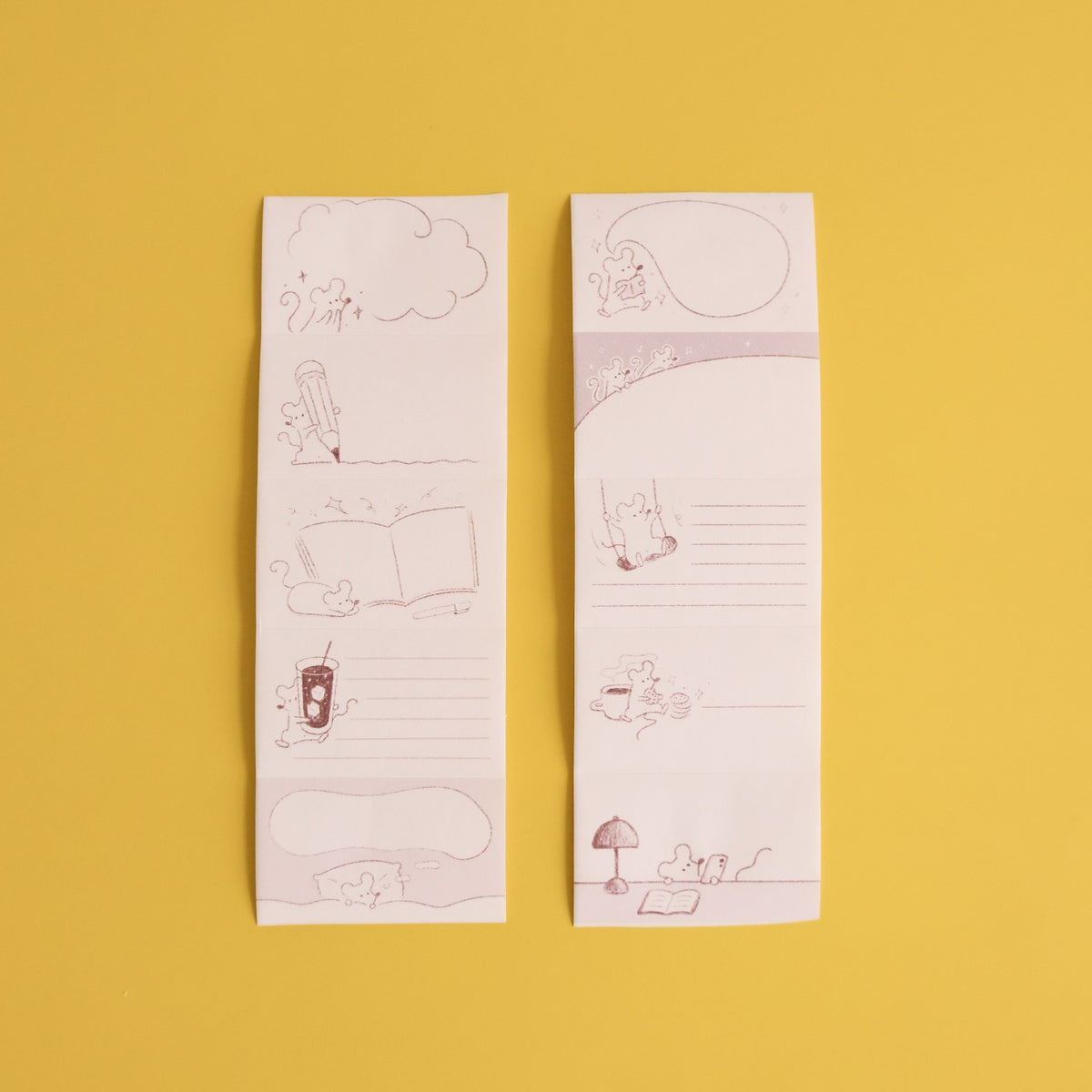 Dada Store Sticky Notes Roll - Cozy Reading