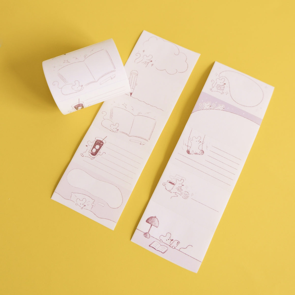 Dada Store Sticky Notes Roll - Cozy Reading
