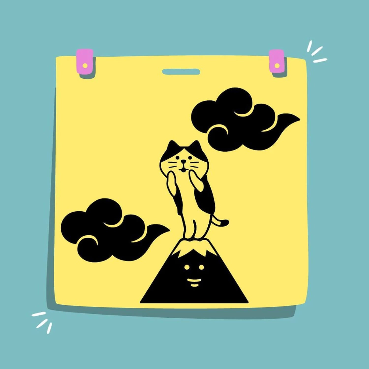 Concombre Fukumono Wooden Stamp Series