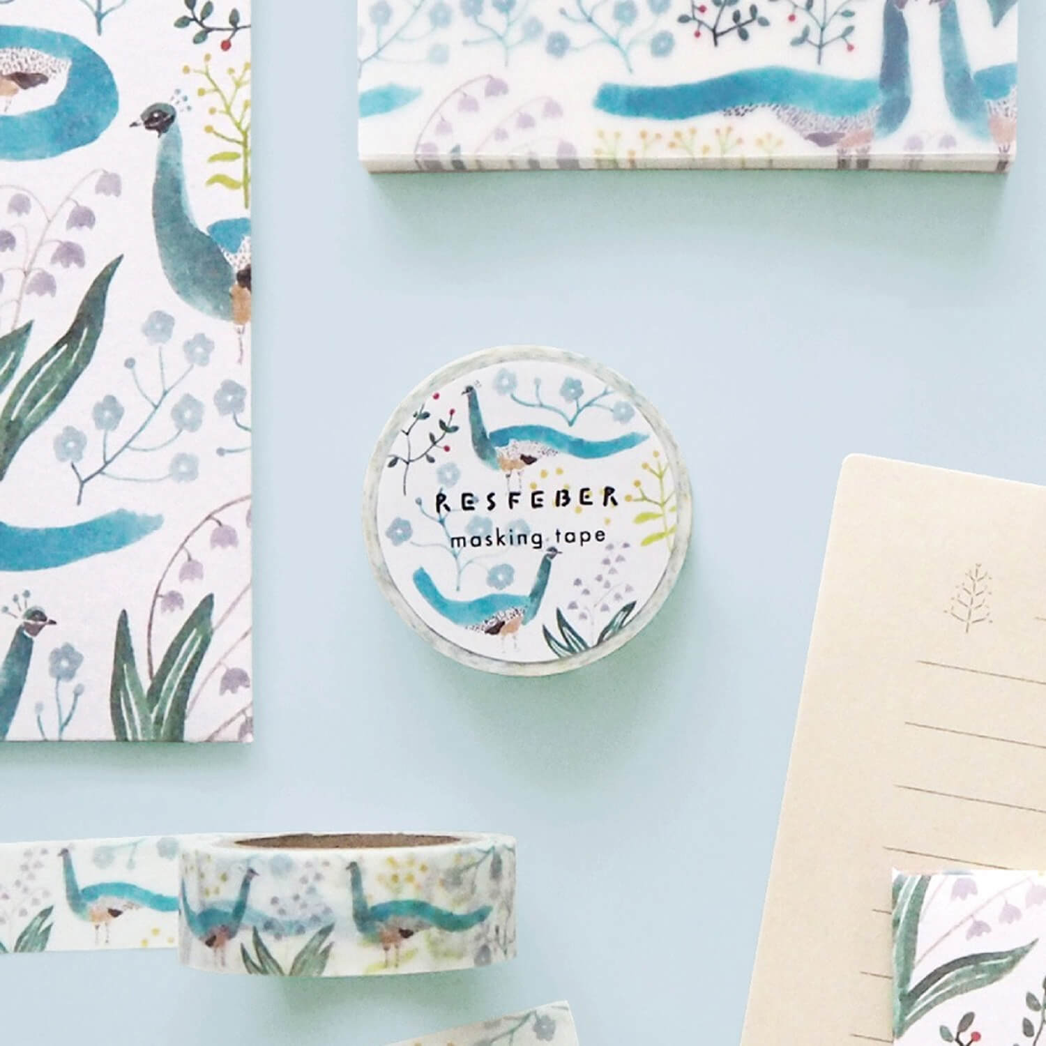 EL COMMUN RESFEBER Masking Tape – Peacock