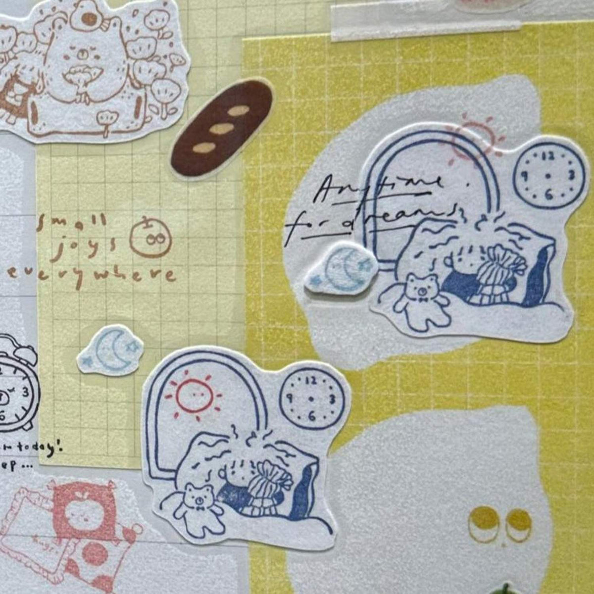 Eileen Tai Studio Rubber Stamp Set - Anytime, For Dreams