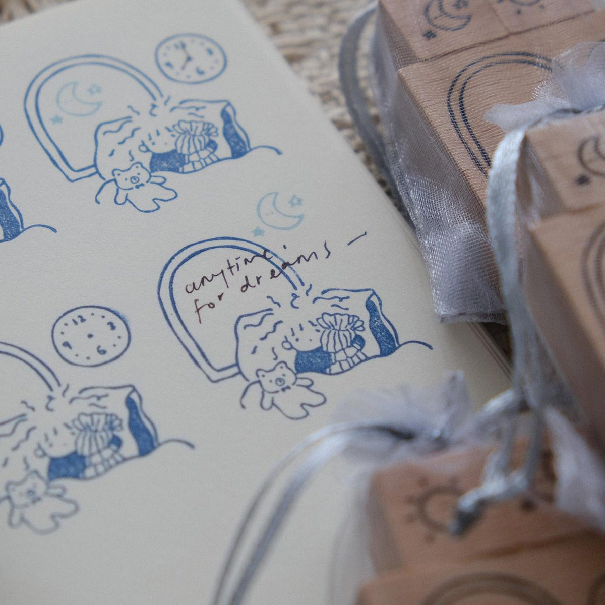 Eileen Tai Studio Rubber Stamp Set - Anytime, For Dreams