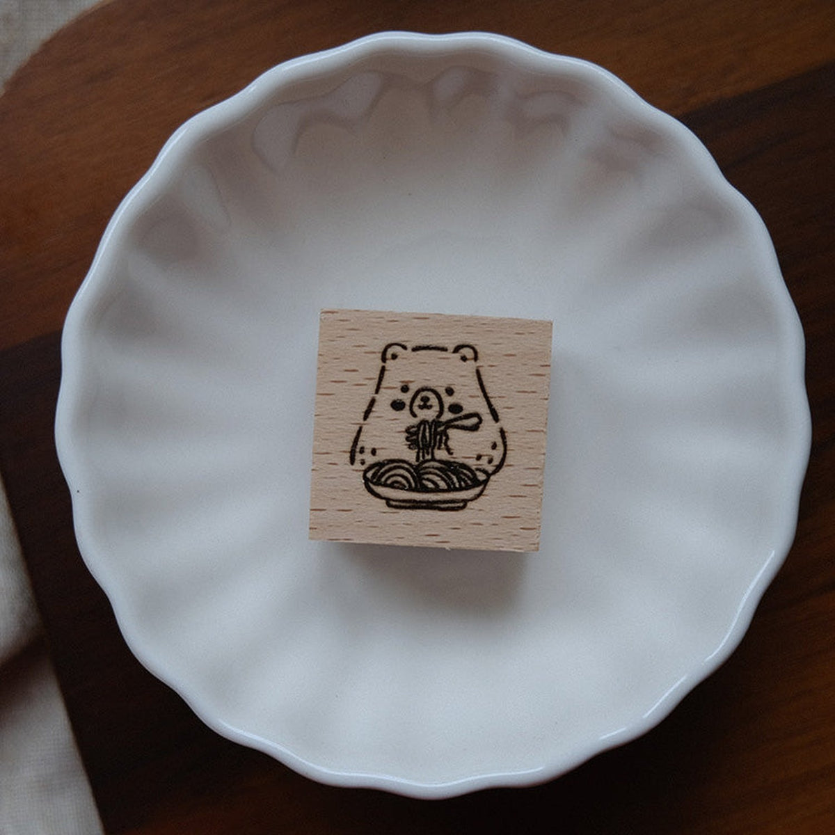Eileen Tai Studio Rubber Stamps - Foodie Bears