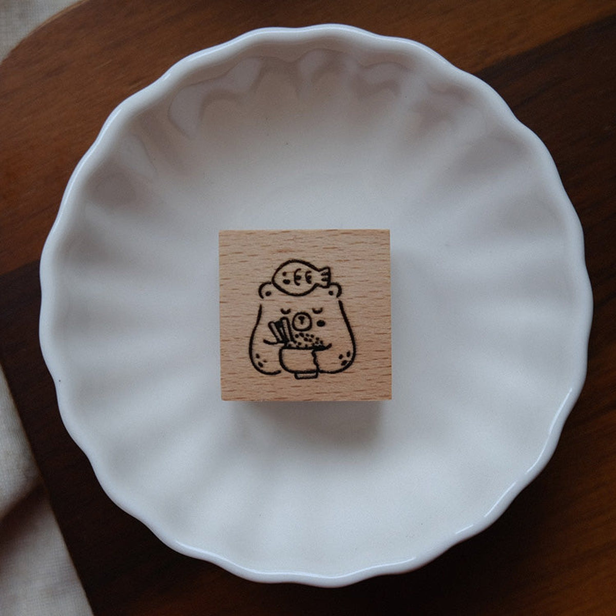 Eileen Tai Studio Rubber Stamps - Foodie Bears