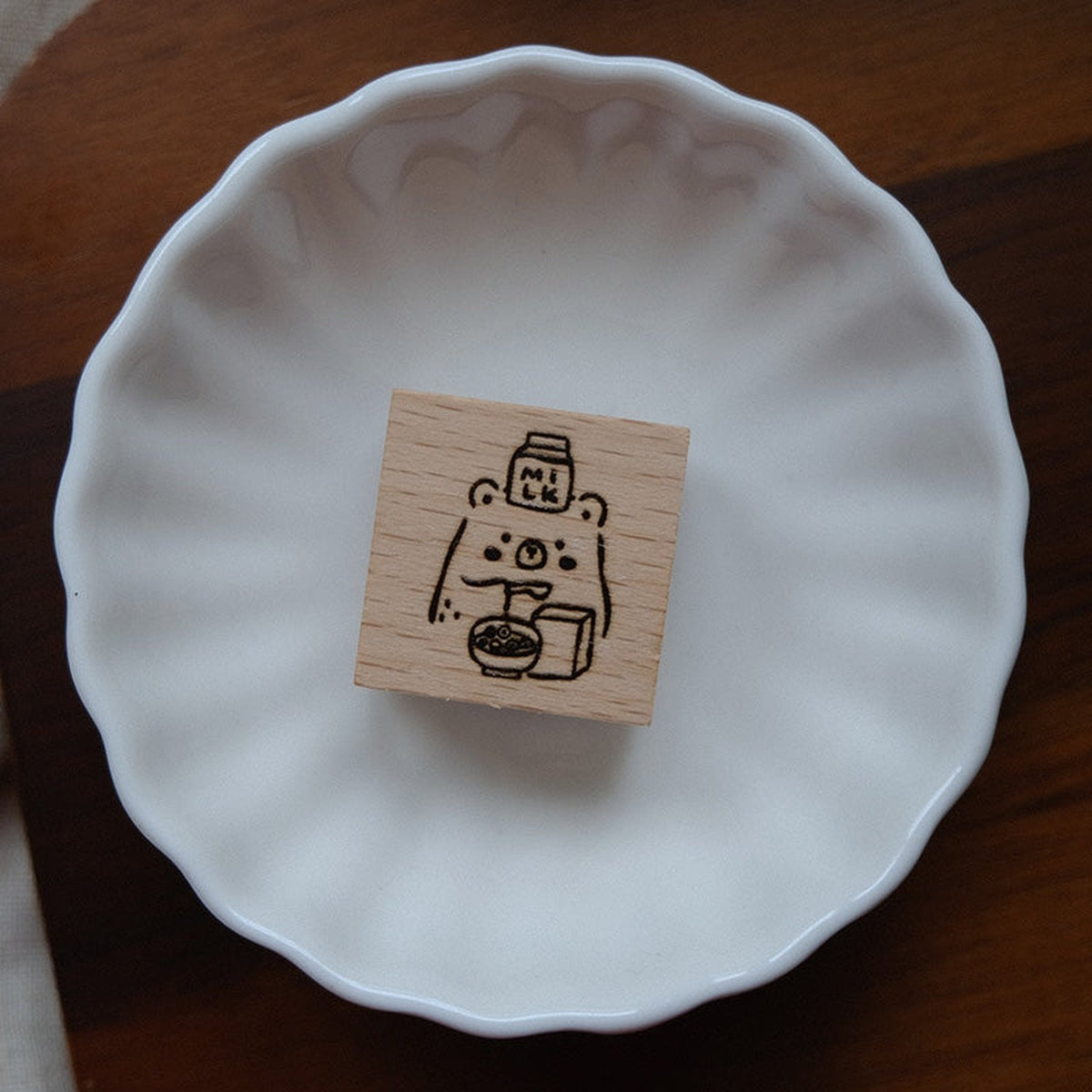 Eileen Tai Studio Rubber Stamps - Foodie Bears