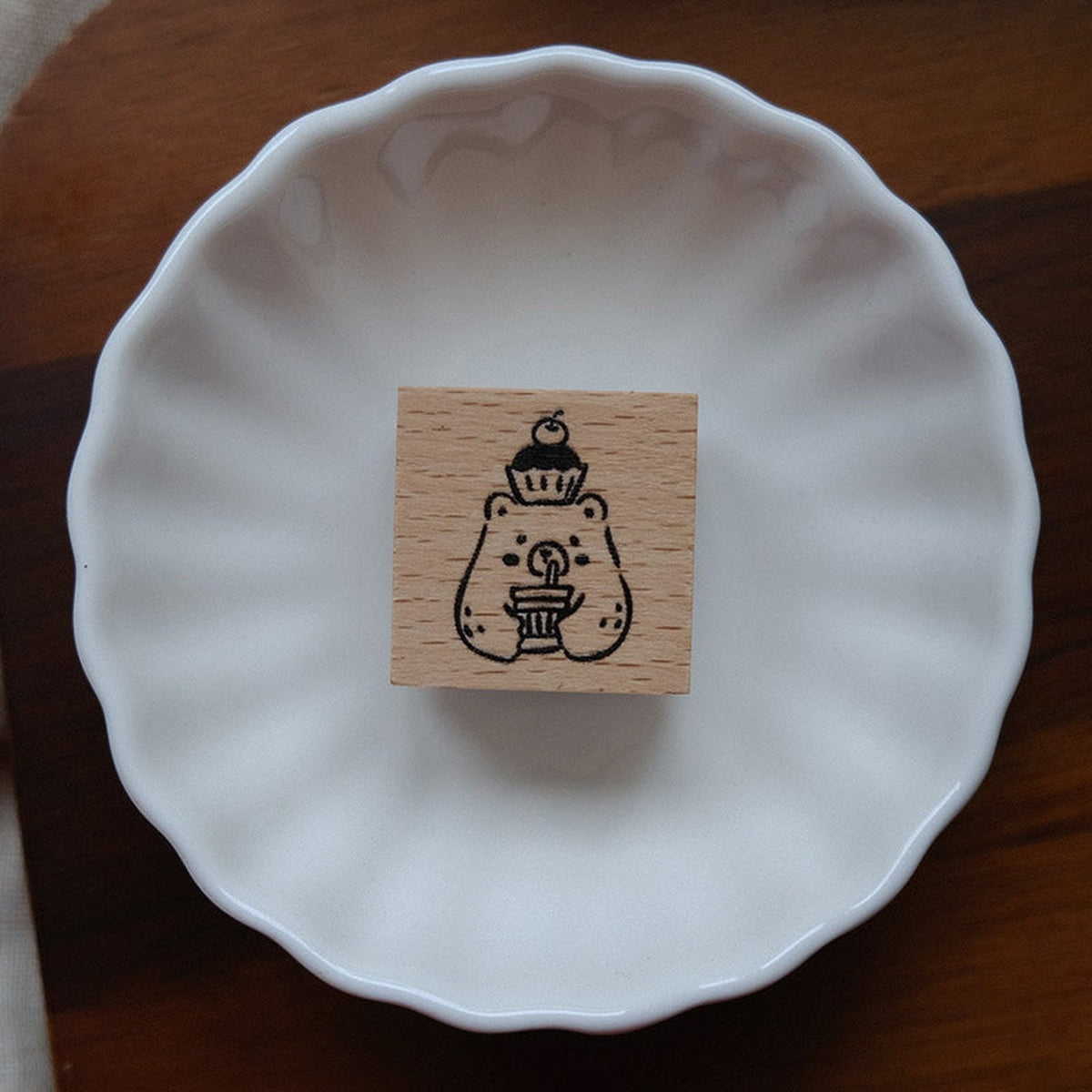 Eileen Tai Studio Rubber Stamps - Foodie Bears