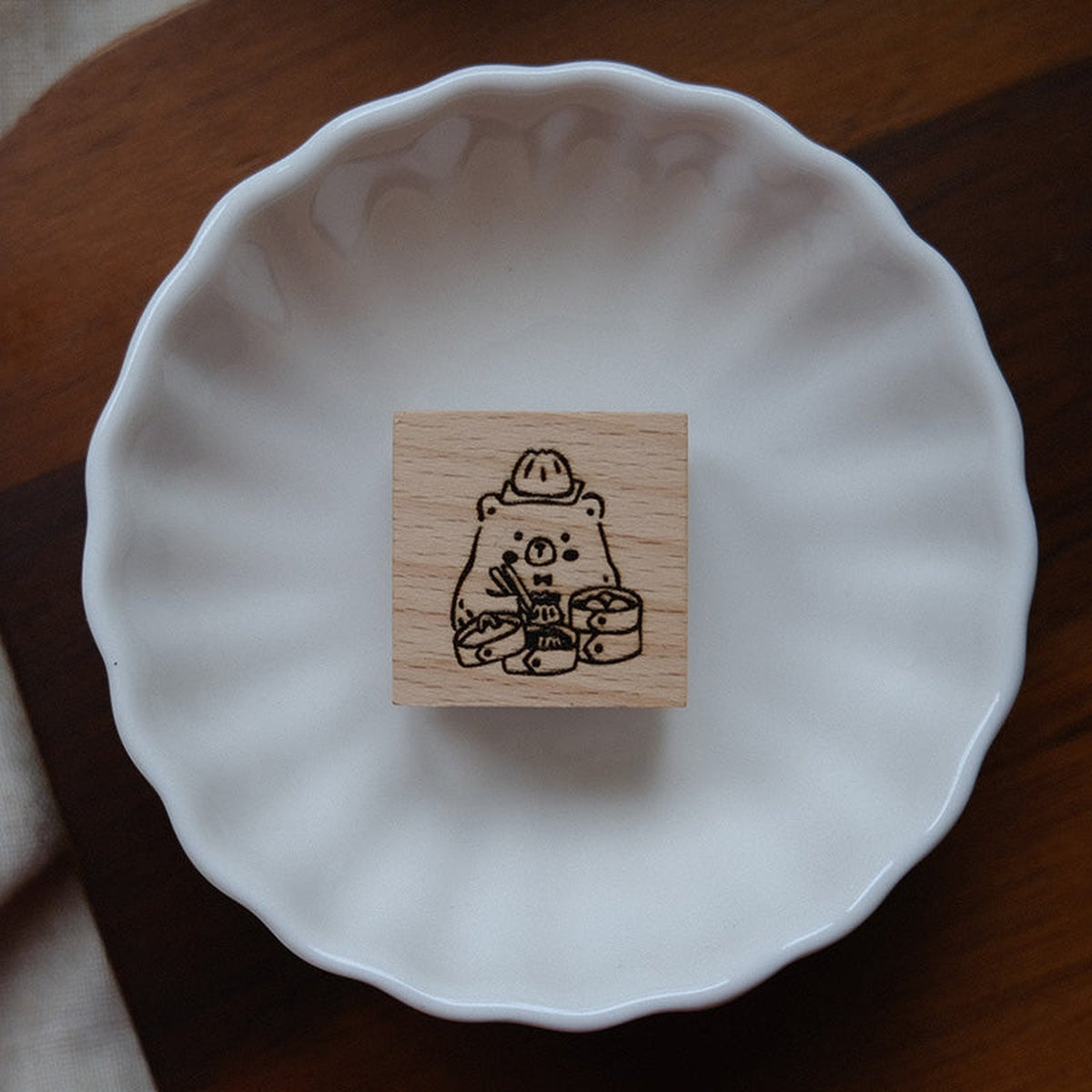 Eileen Tai Studio Rubber Stamps - Foodie Bears