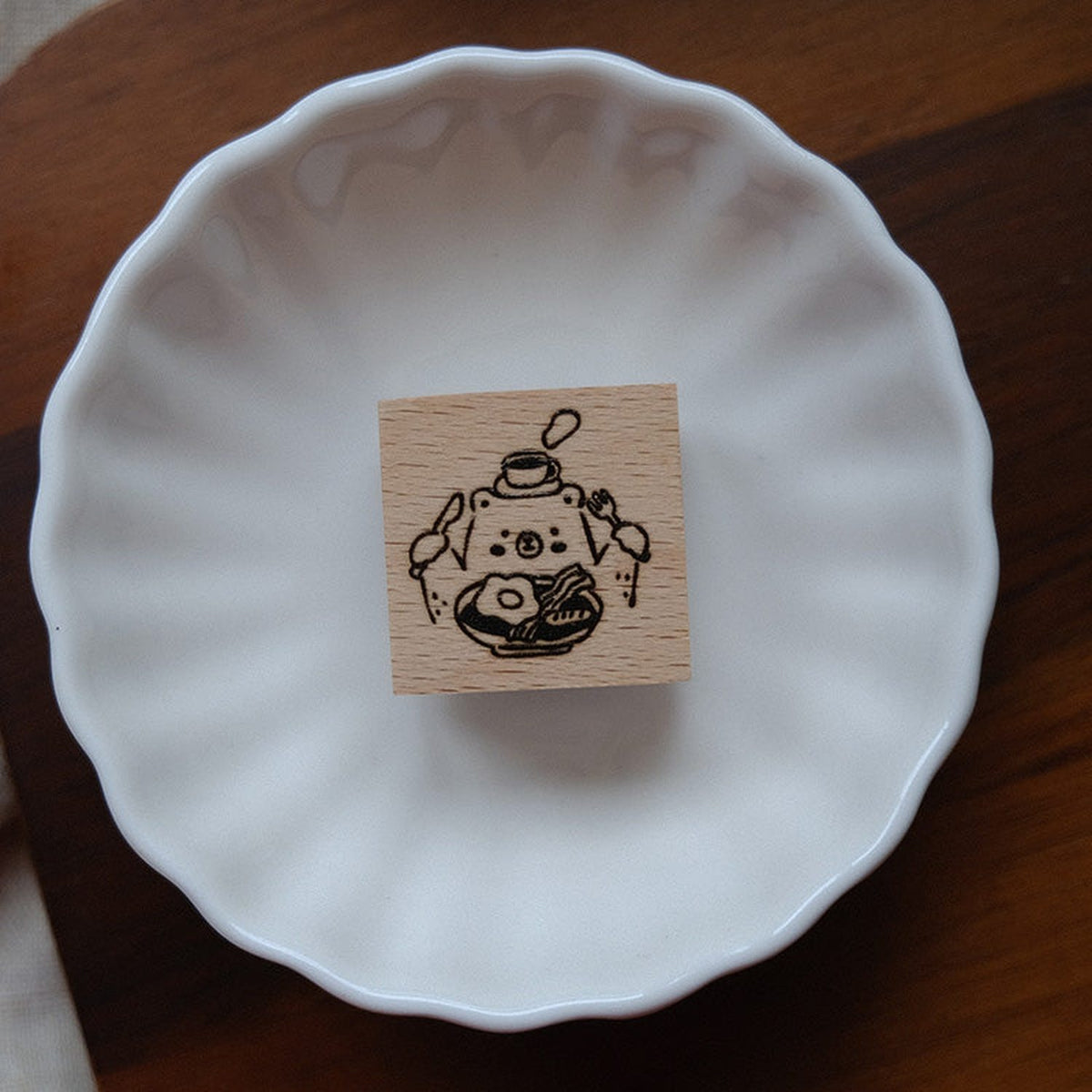 Eileen Tai Studio Rubber Stamps - Foodie Bears
