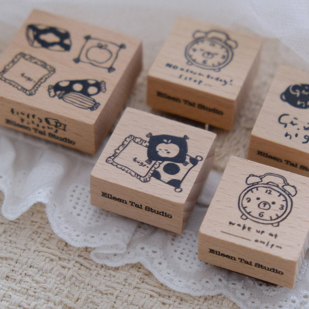 Eileen Tai Studio Rubber Stamps - Good Night Series