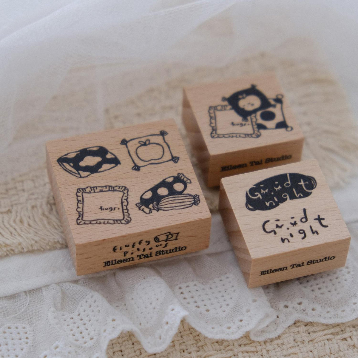 Eileen Tai Studio Rubber Stamps - Good Night Series
