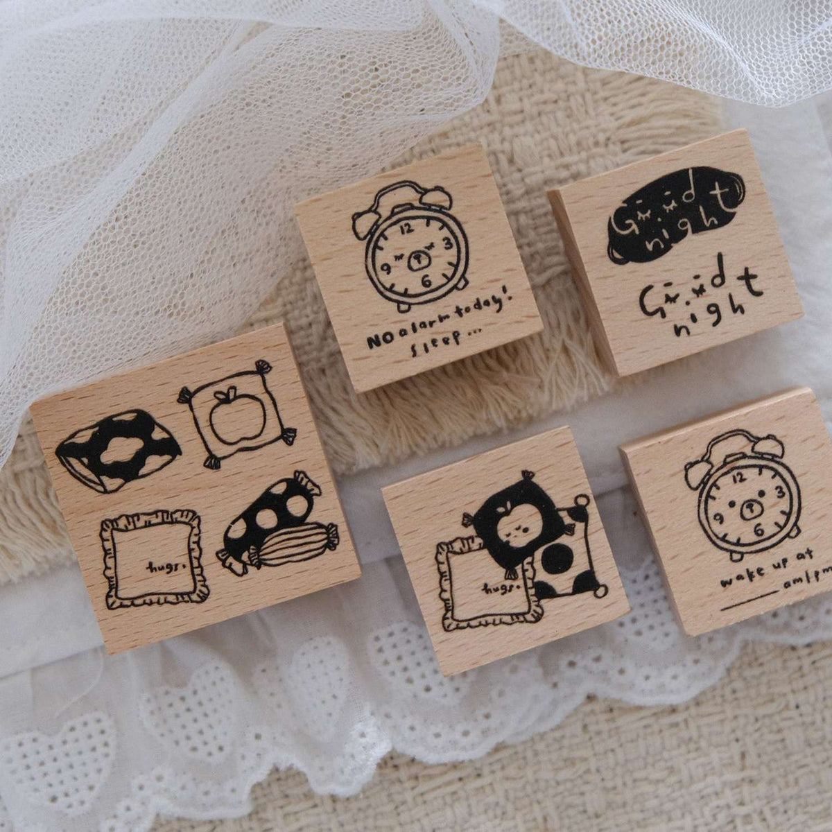 Eileen Tai Studio Rubber Stamps - Good Night Series