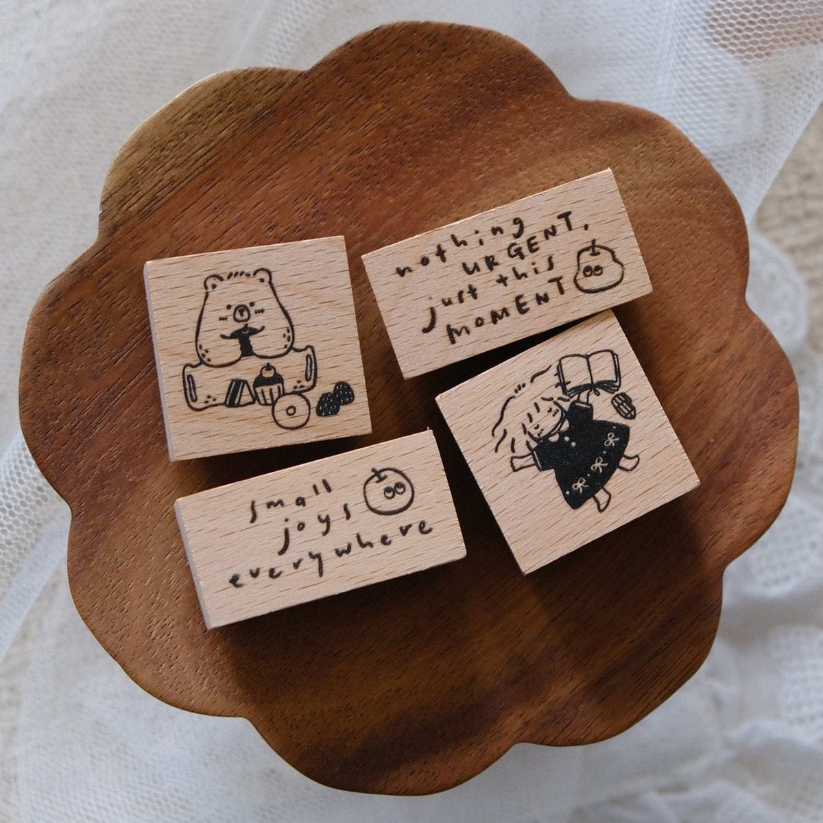 Eileen Tai Studio Rubber Stamps - Picnic Daydream
