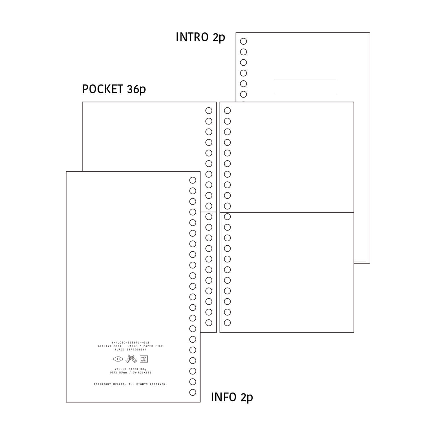Flagg Archive Book – Folder Book