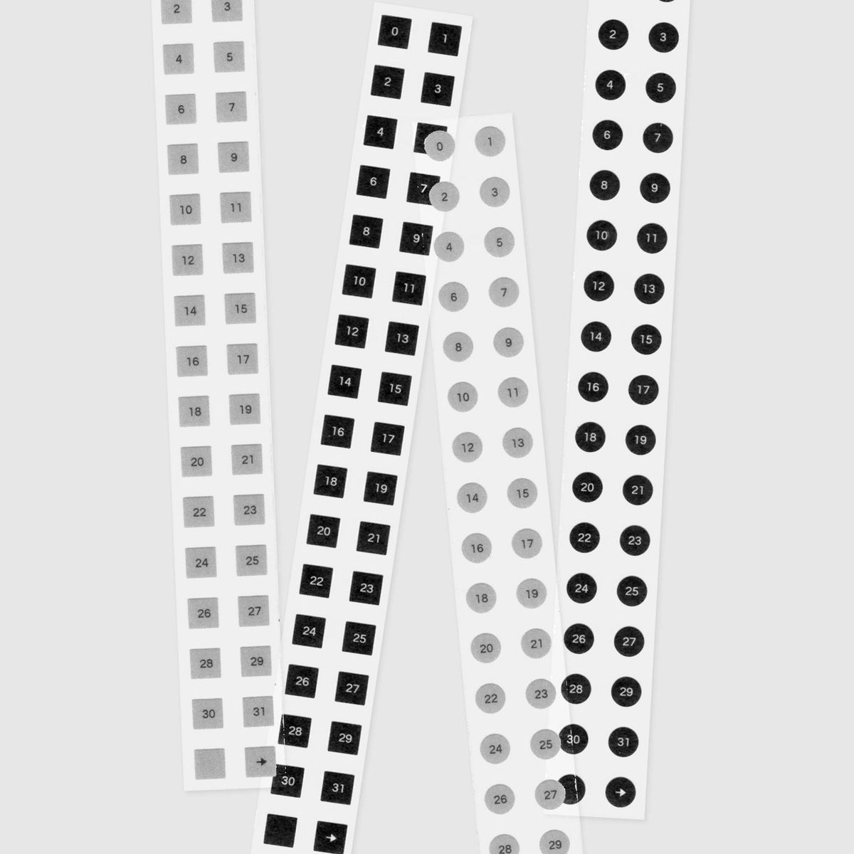 Flagg Mono Type Roll Labels