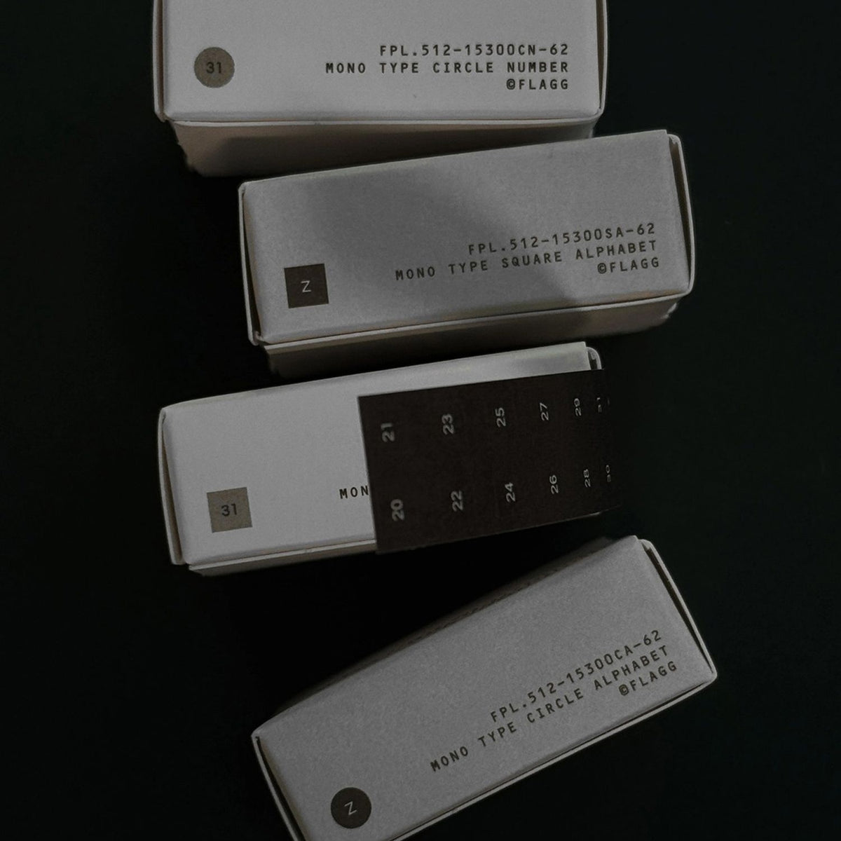 Flagg Mono Type Roll Labels