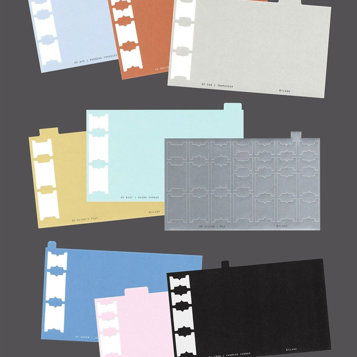 Flagg Index Labels – Index Inventory