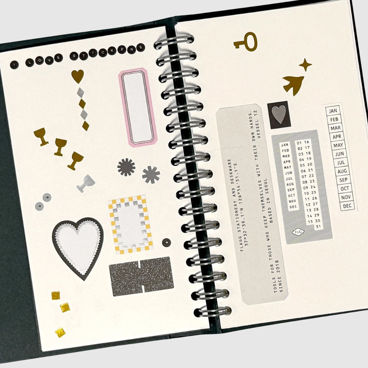 Flagg Small Archive Sticker Book