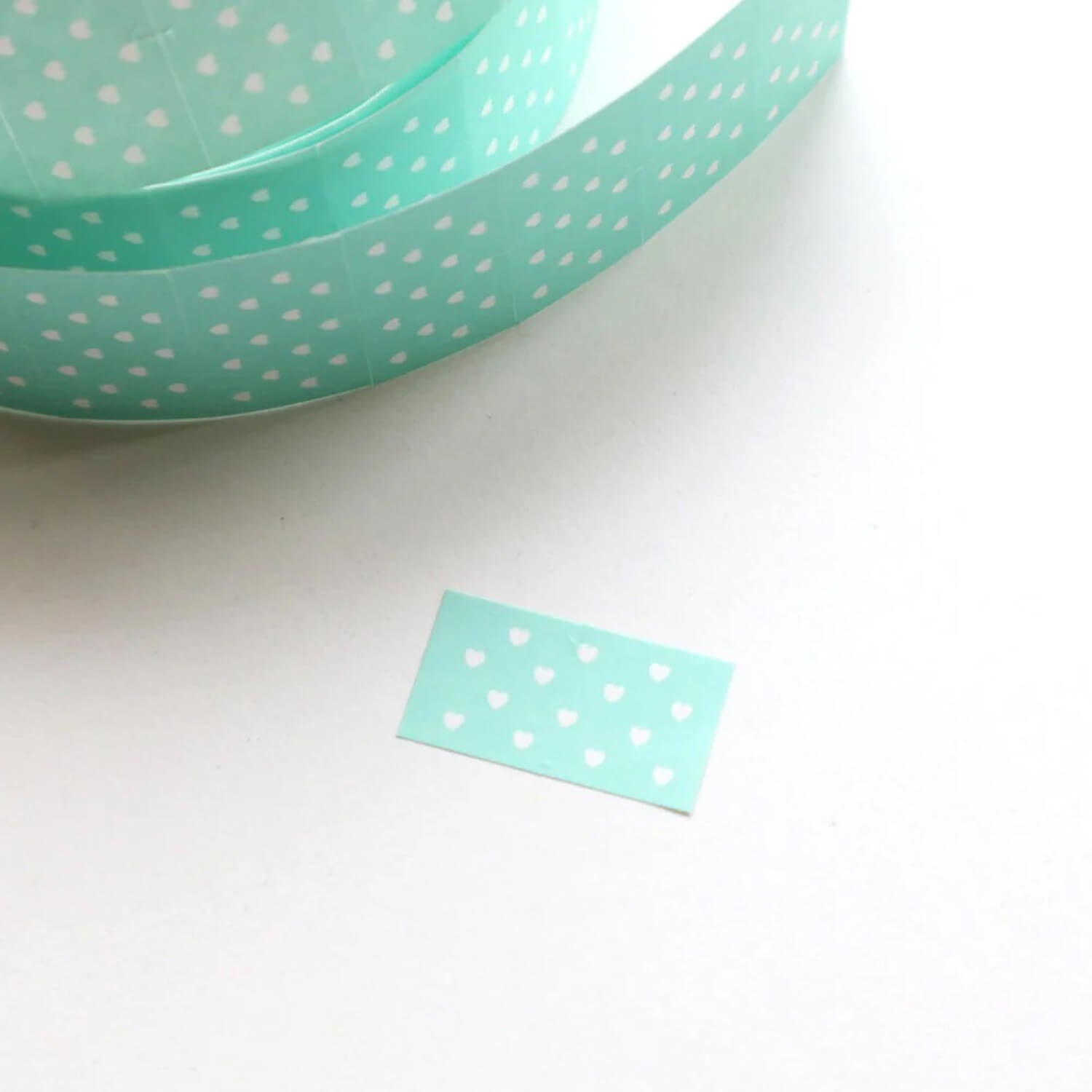 Forme. Labeler Stickers – Heart Aqua