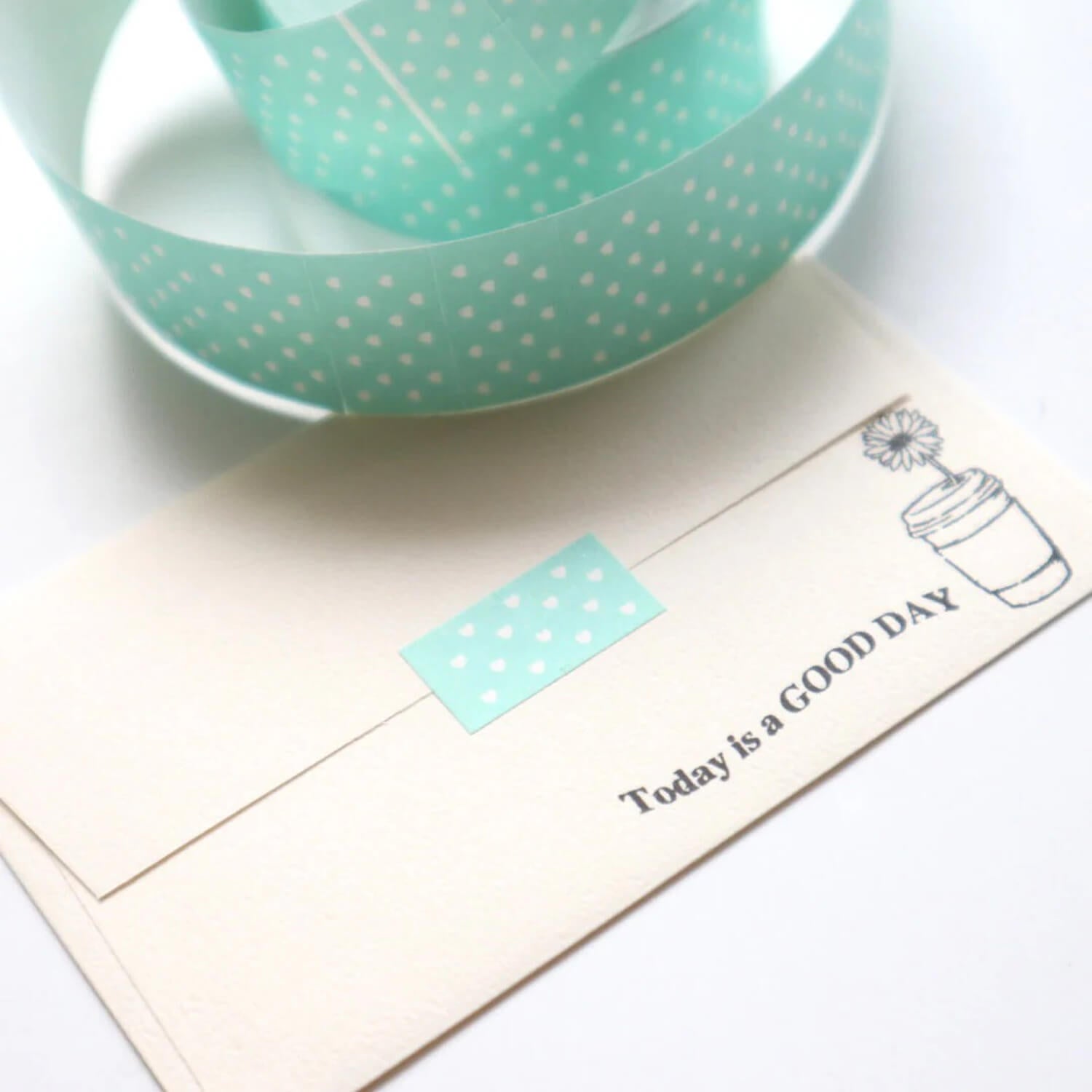 Forme. Labeler Stickers – Heart Aqua
