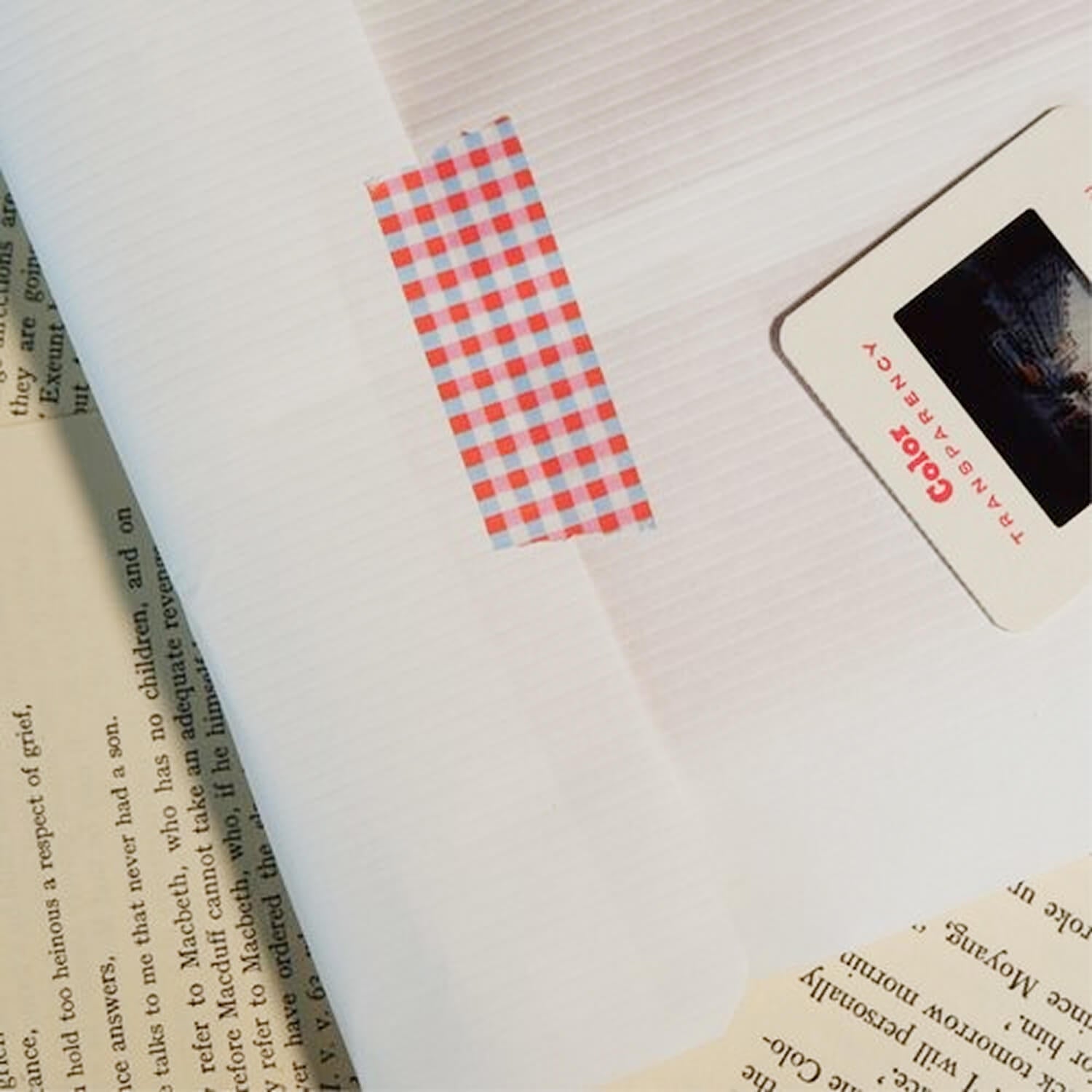 Fruit Fries Masking Tape - Vintage Check Patterns Ver.1